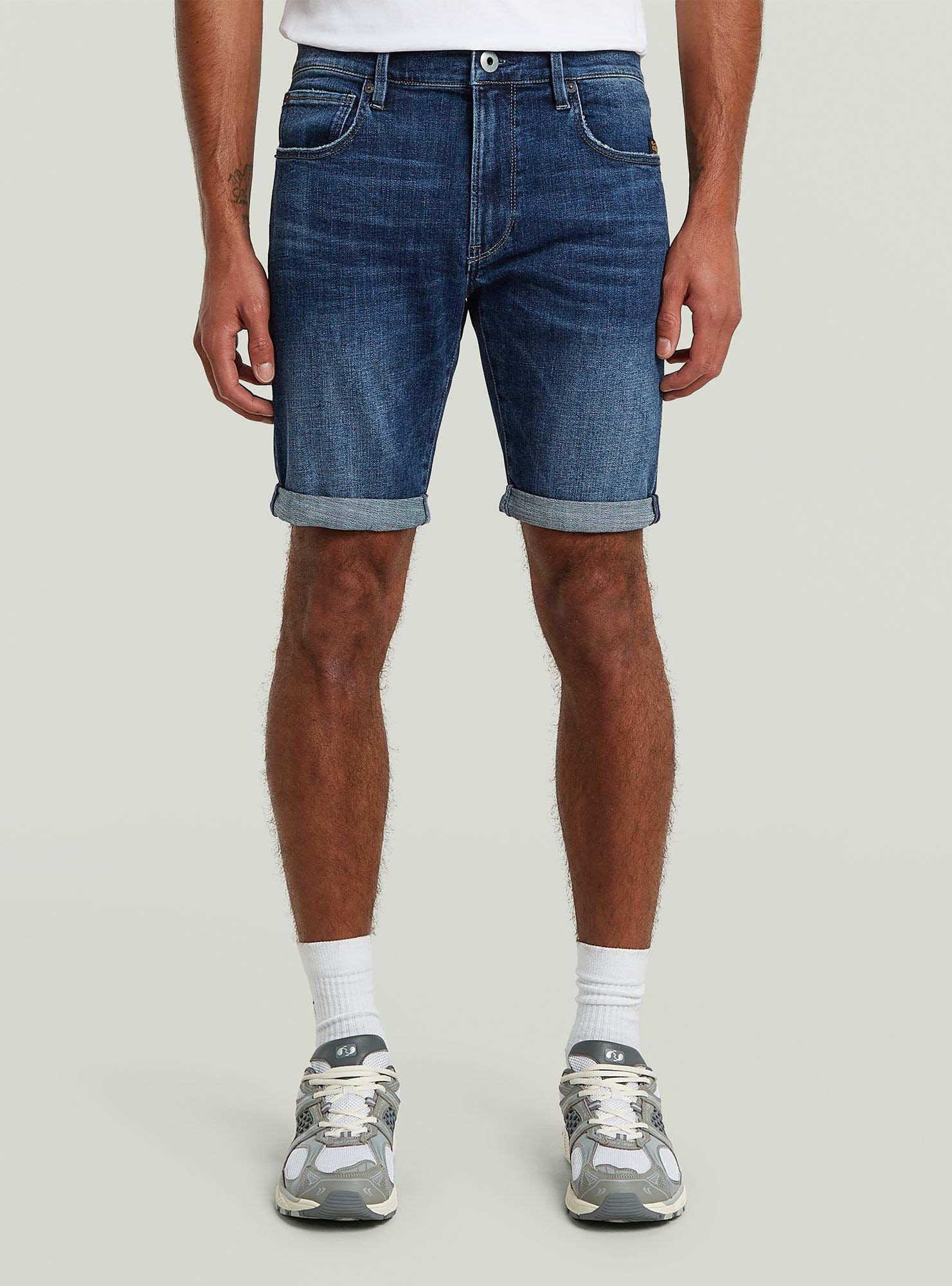 G-STAR 5-Pocket-Hose "3301 Slim Shorts" günstig online kaufen