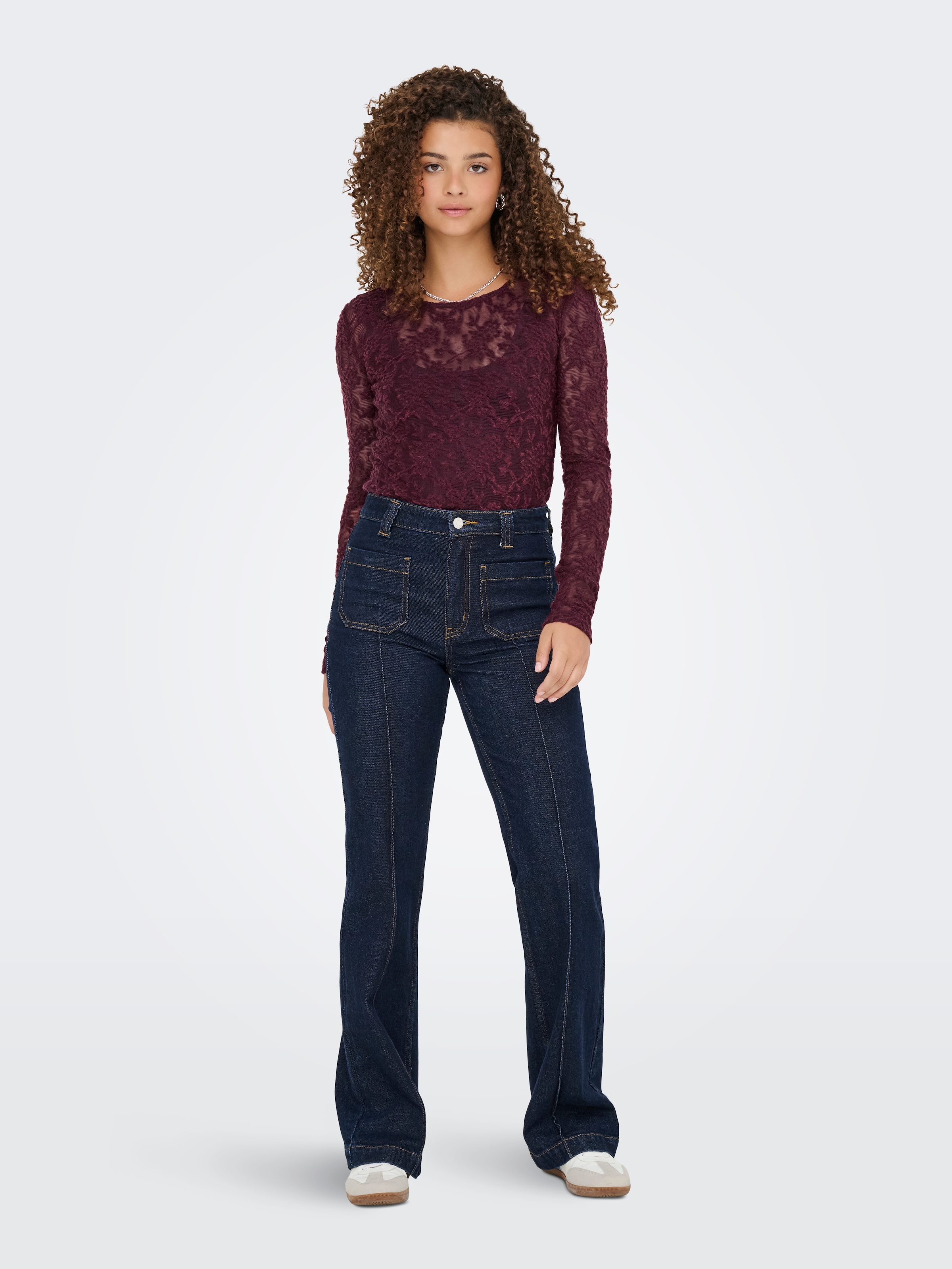 ONLY Langarmshirt »ONLBLAISE L/S TOP JRS«