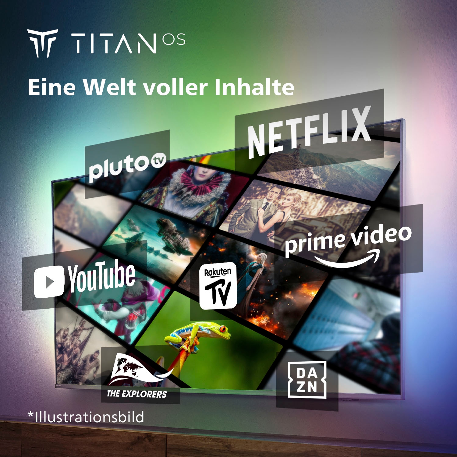 Philips LED-Fernseher, 189 cm/75 Zoll, 4K Ultra HD, Smart-TV