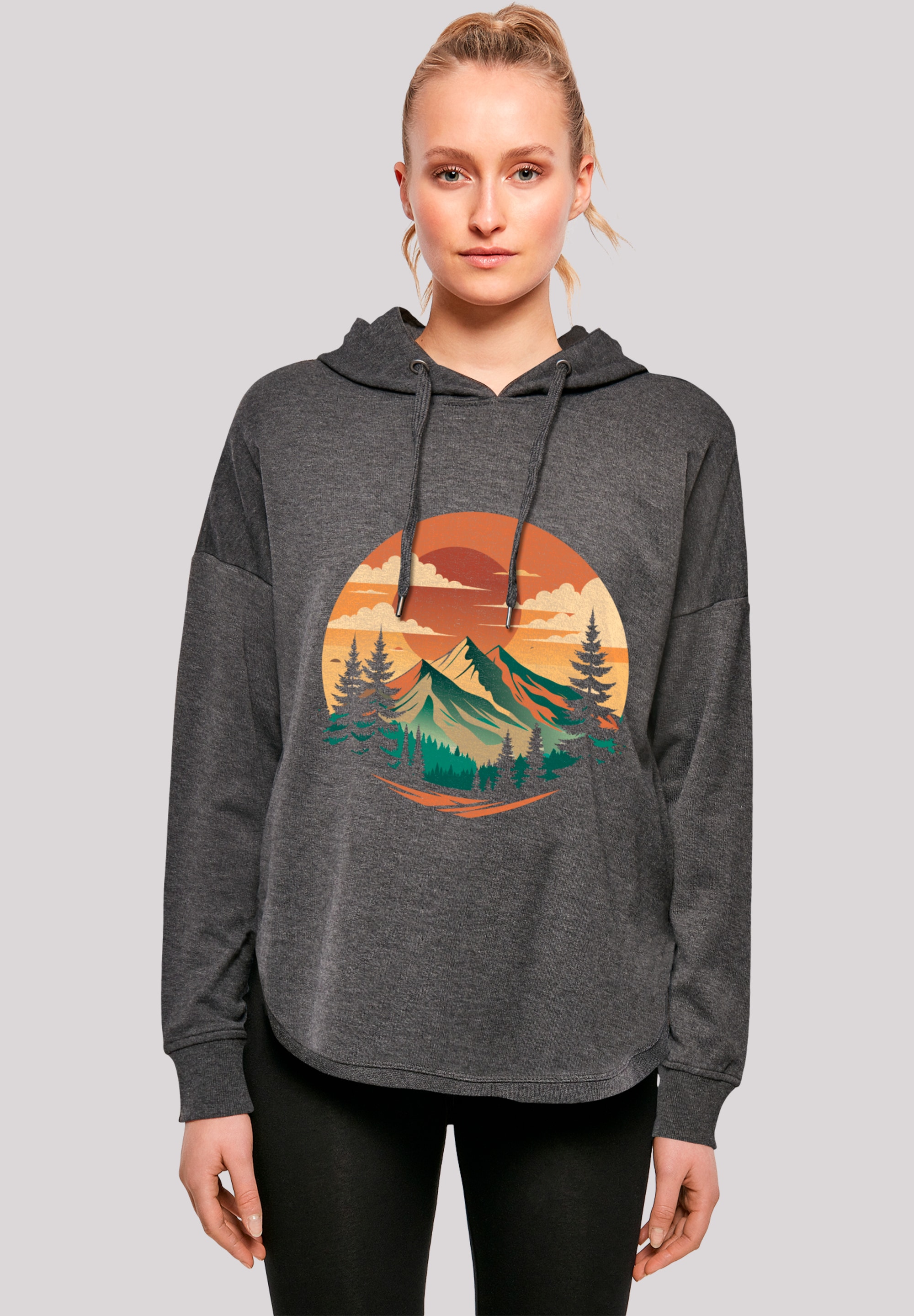 F4NT4STIC Kapuzenpullover "Sonnenuntergang Berglandschaft", Premium Qualitä günstig online kaufen