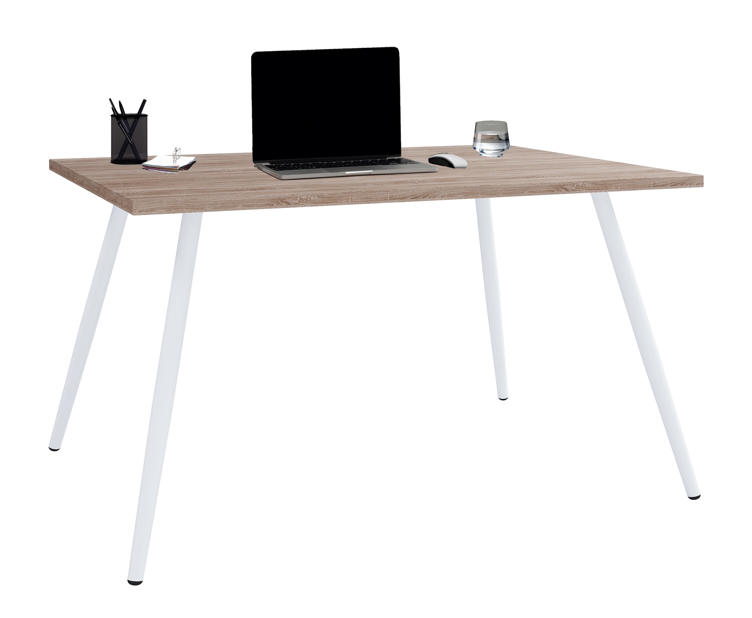 VCM Schreibtisch "Schreibtisch Bürotisch Computertisch Salia 138x80" 1 Stk. tlg.