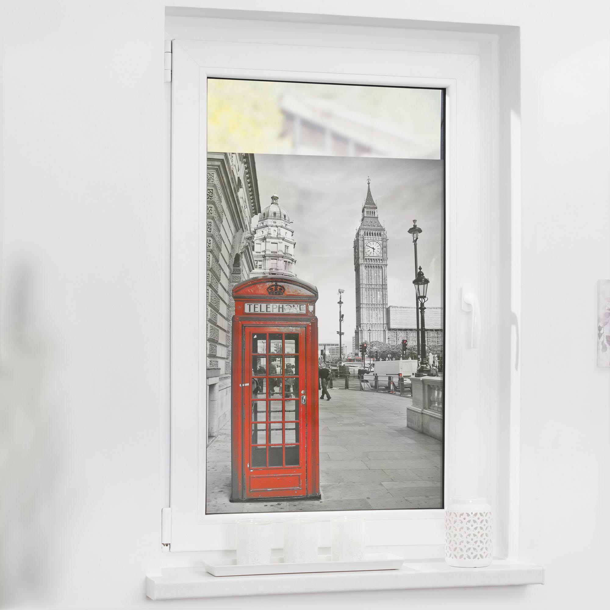 LICHTBLICK ORIGINAL Fensterfolie "London" 1 Stk. blickdicht strukturiert Kl günstig online kaufen