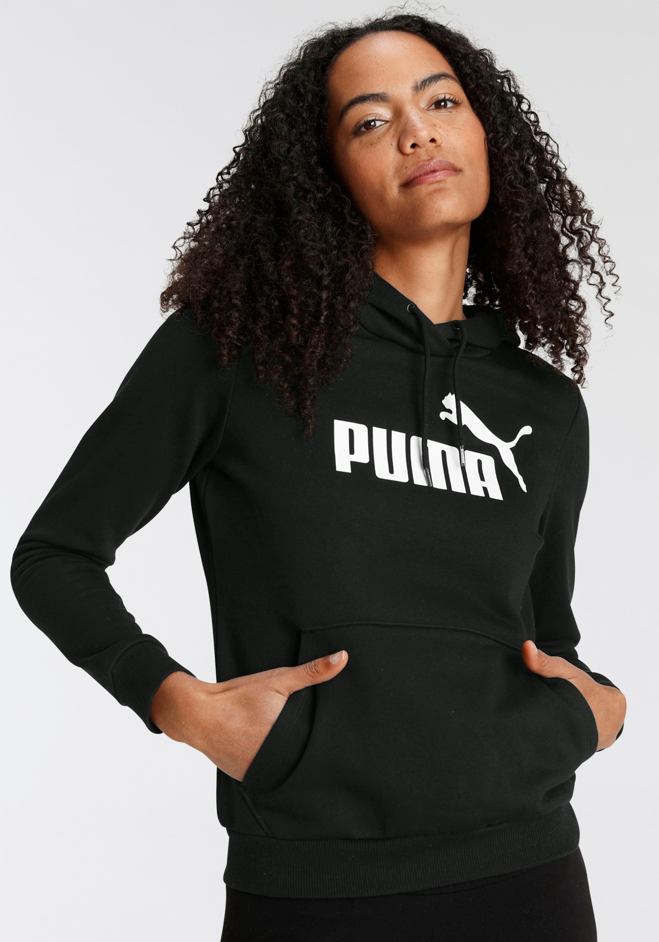 PUMA Kapuzensweatshirt "ESS LOGO HOODIE FL", mit gefütterter Kapuze, mit Kä günstig online kaufen