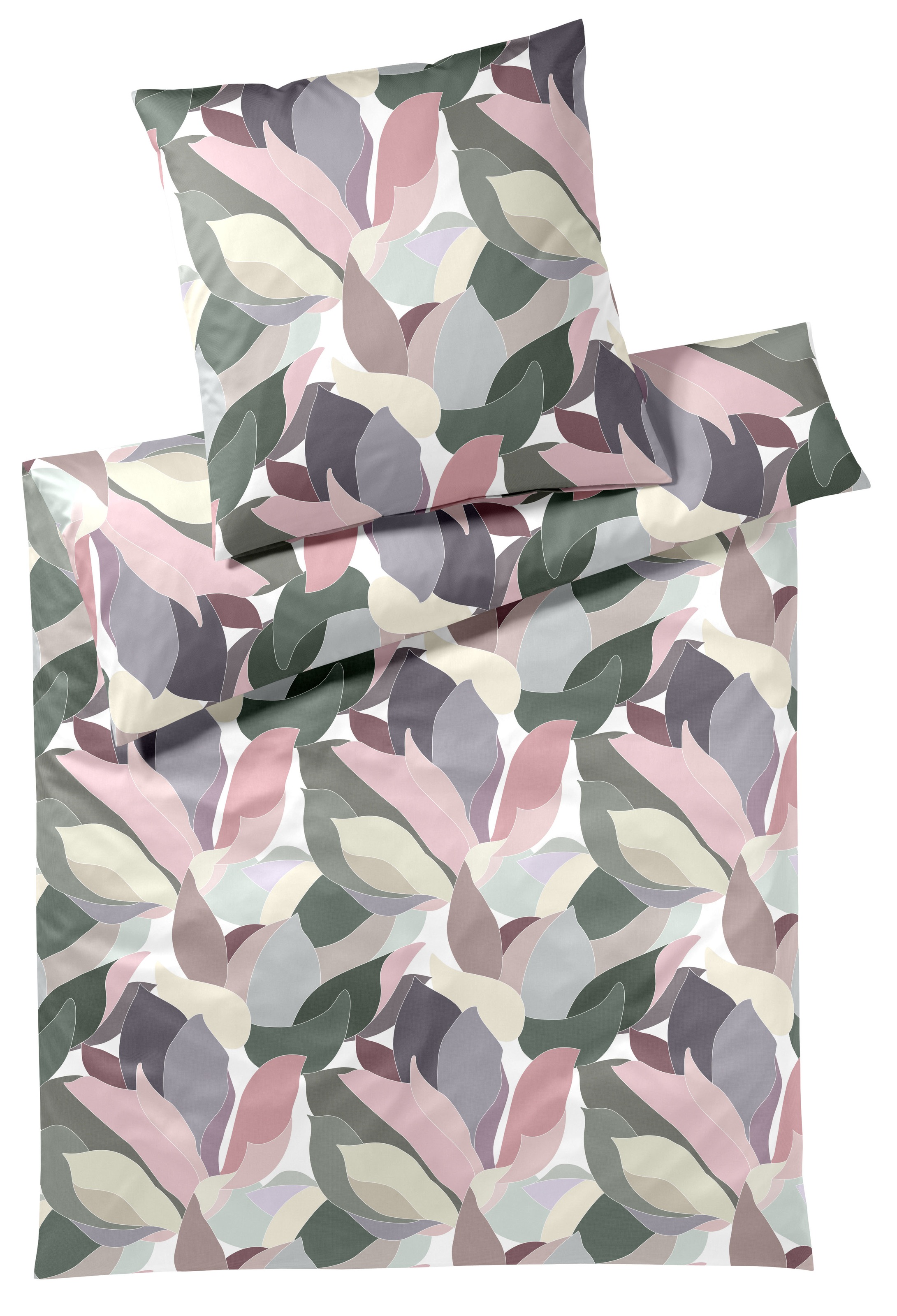 Elegante Bettwäsche "Night Garden" 2 Stk. tlg. angenehmes Hautgefühl günstig online kaufen