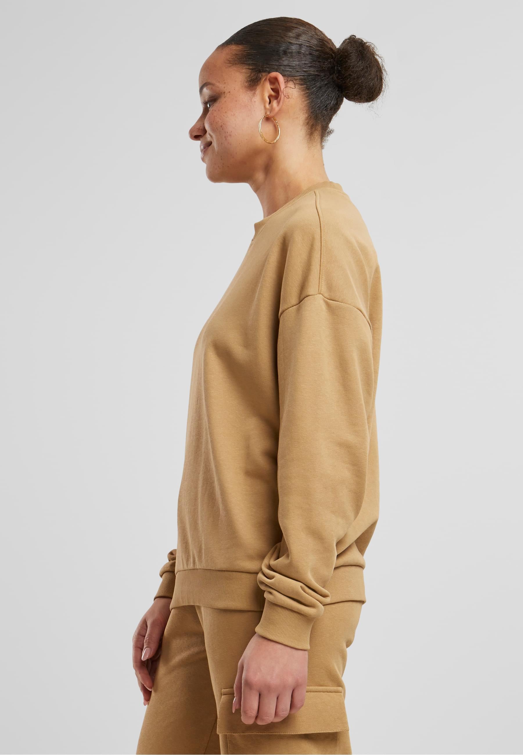 URBAN CLASSICS Sweater »Urban Classics Damen Ladies Oversized Light Terry Crewneck«