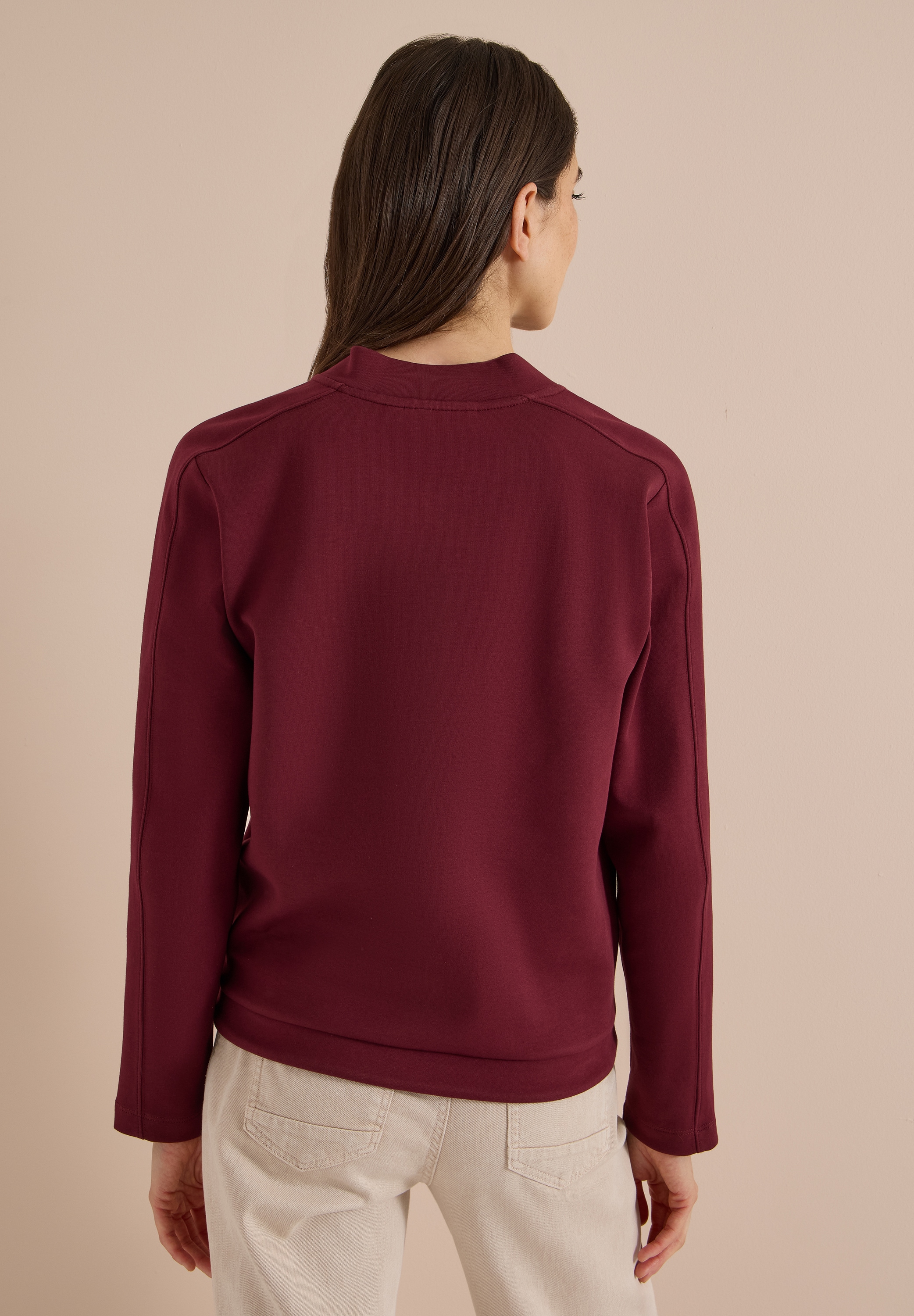 Cecil Sweatjacke mit Tunnelzug am Saum
