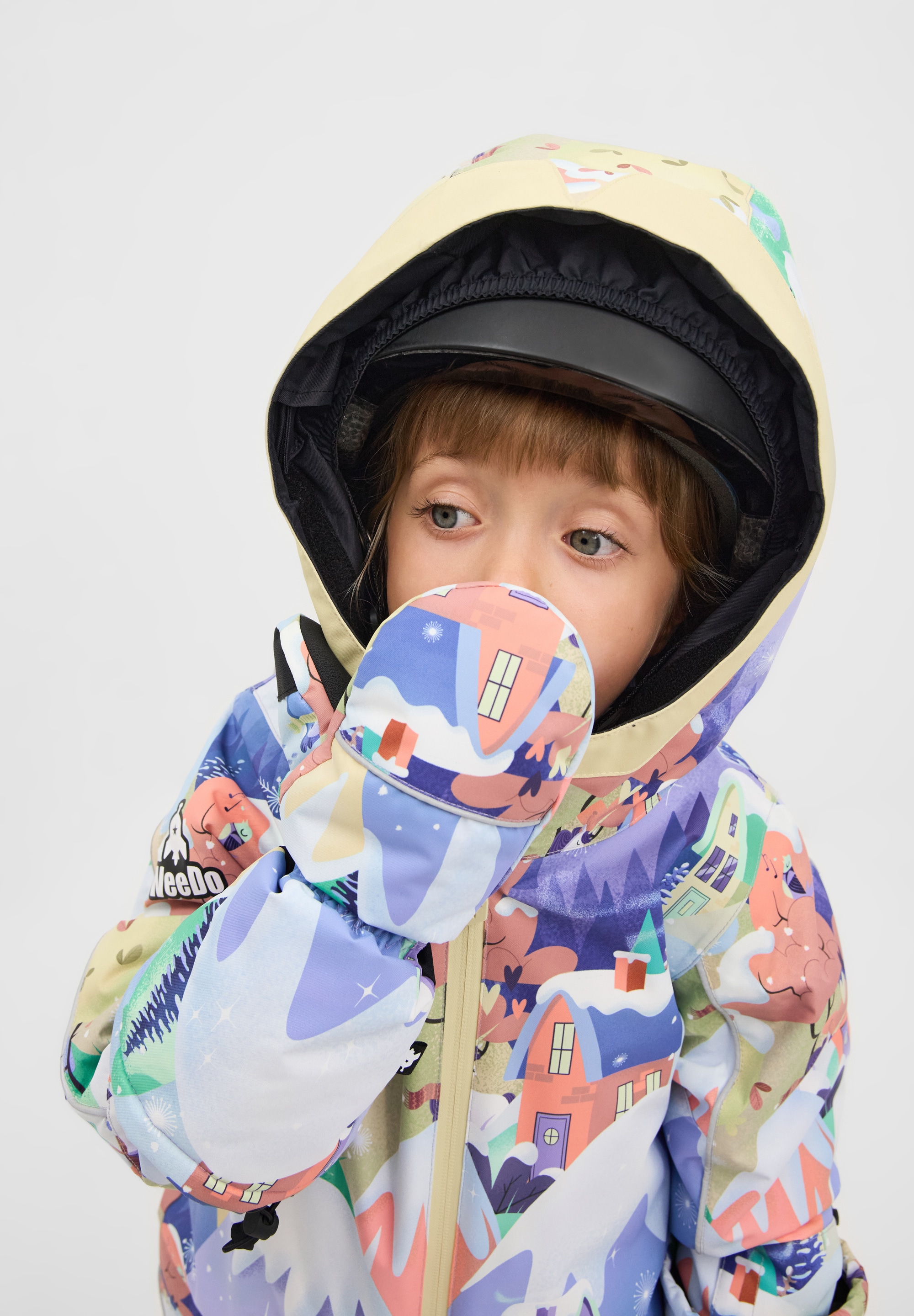 WeeDo Schneeoverall »COSMO PASTELWORLD Schneeanzug« Mitwachsender Schneeanzug