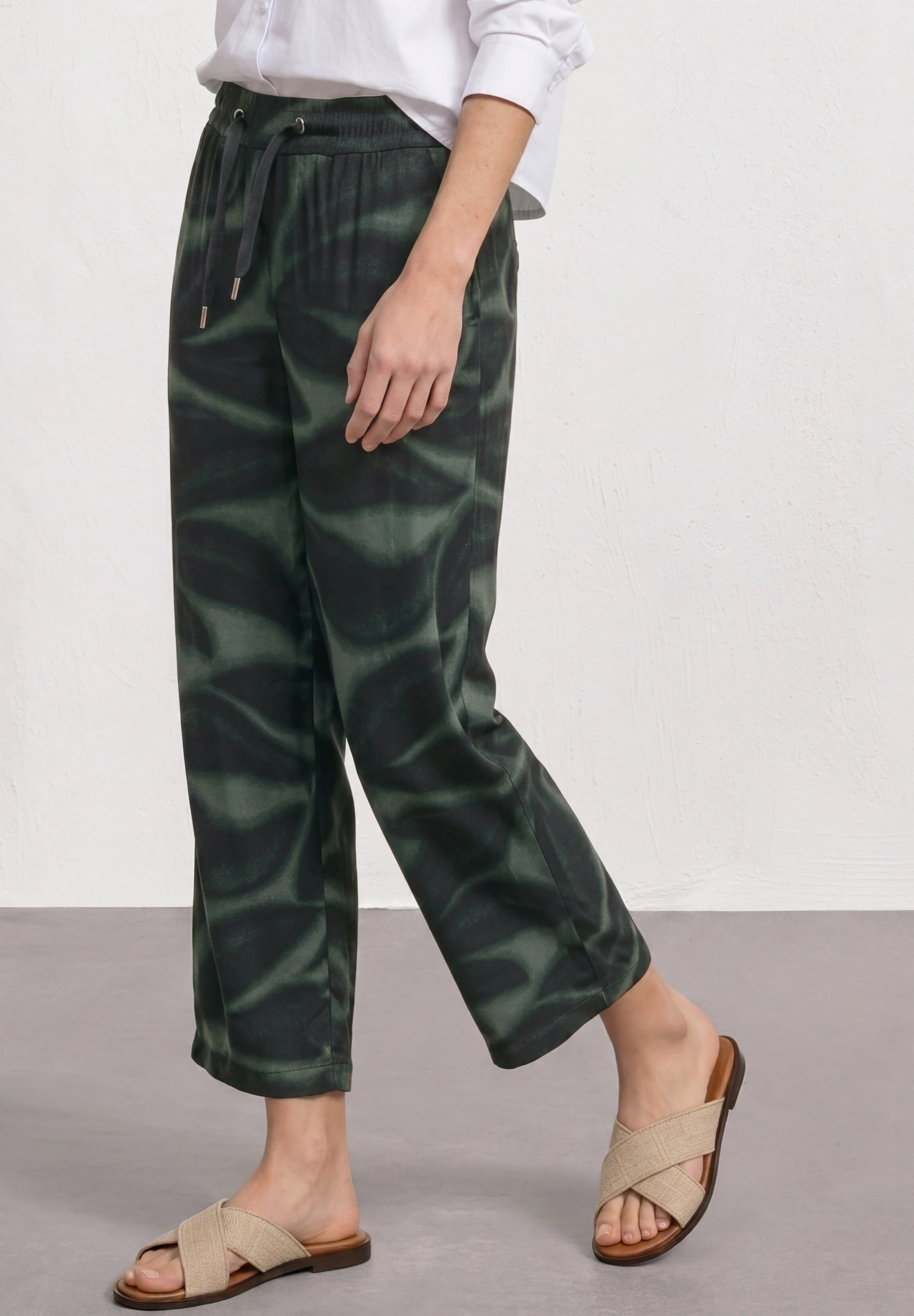 STREET ONE Stoffhose  mit Wide Legs