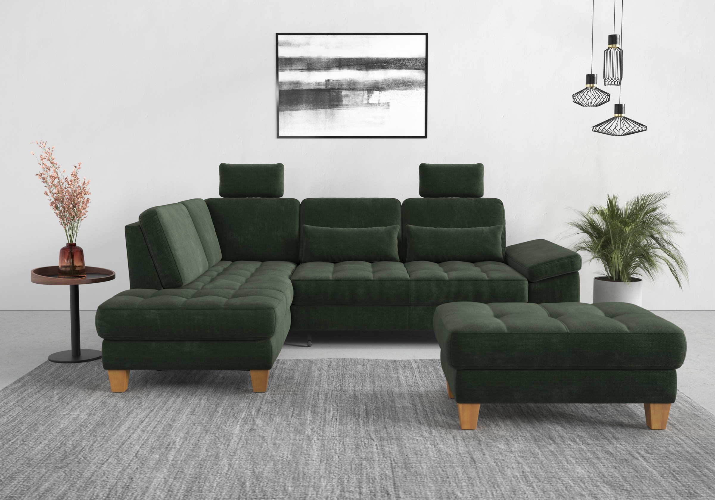 Thumbnail - sit&more Ecksofa "Westham L-Form" mit Ottomane, mit oder ohne Bettfunktion, Bettkasten, Verstellung