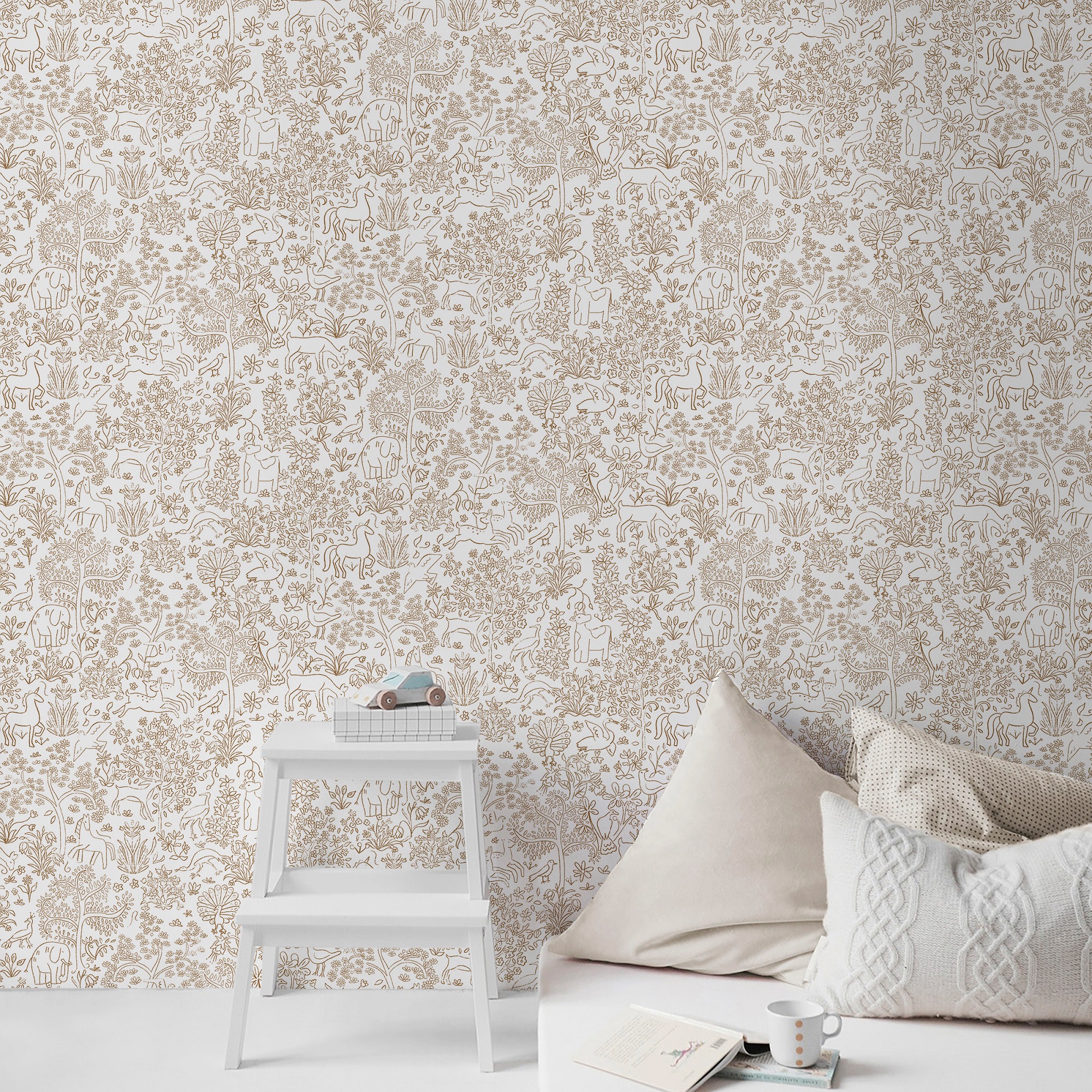 Superfresco Easy Vliestapete »Puck«, gemustert, FSC® zertifiziert, mit lebhaftem Druck, 10 Meter Länge