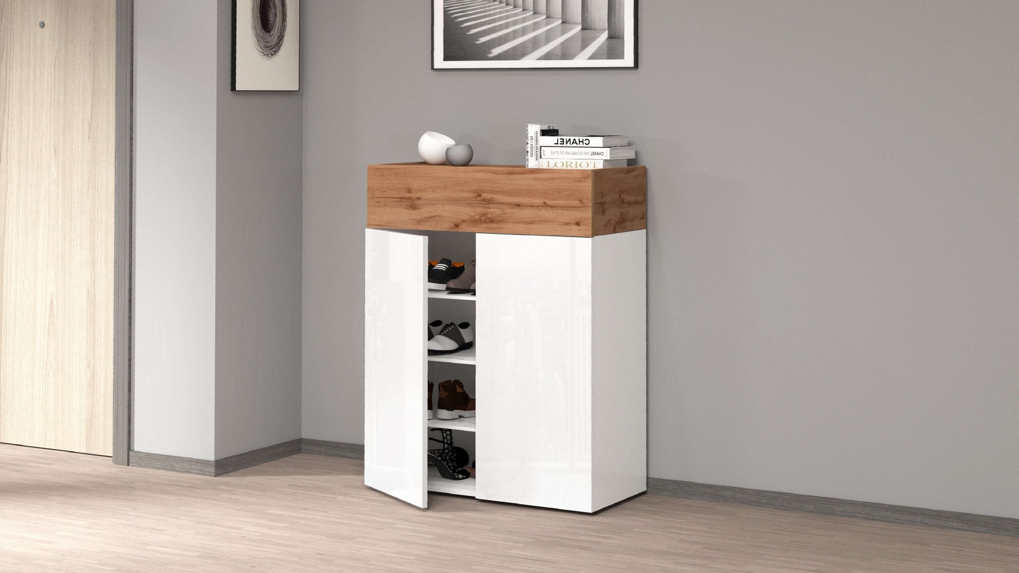 Home affaire Schuhschrank "Savona" 1 Stk. tlg.