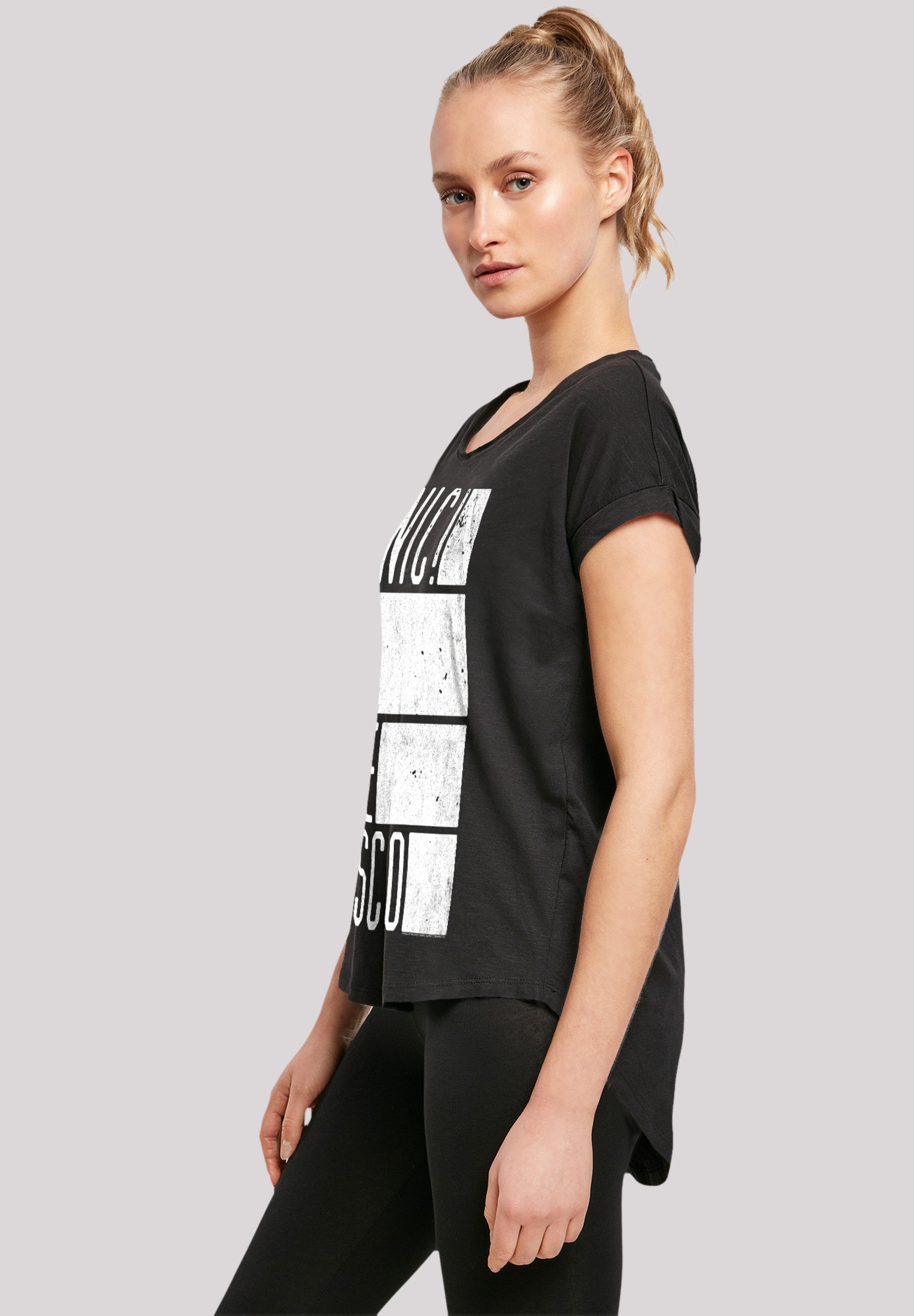 F4NT4STIC T-Shirt »Panic At The Disco Block Text«, Premium Qualität