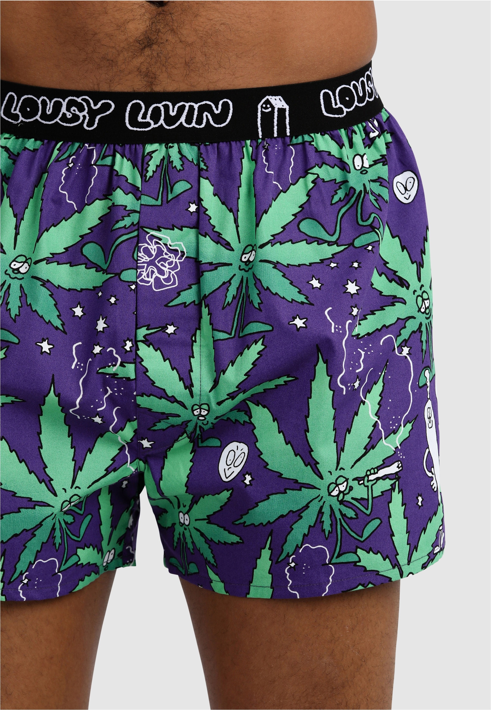 Lousy Livin Boxershorts »2Pack Boxershorts Outer Weedy« 2er-Pack im lockeren Schnitt