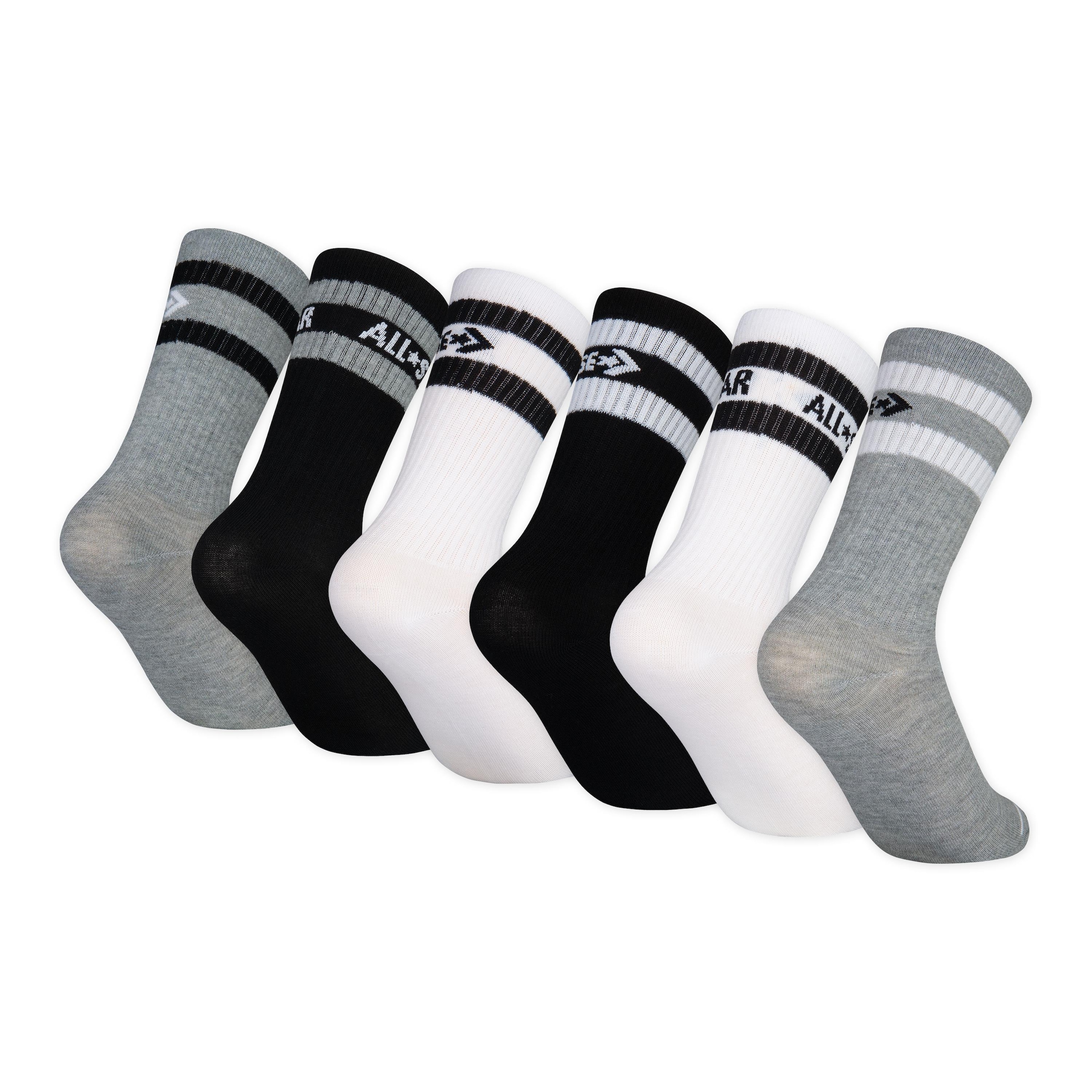 Converse Socken »CHN BASIC WORDMARK CREW 6PK«, (6 Paar), für Kinder