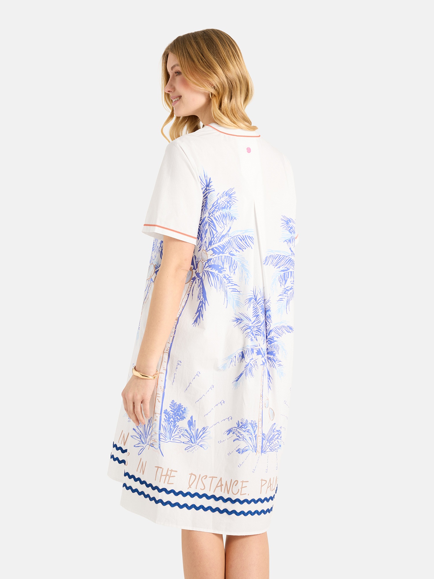 Lieblingsstück Tunikakleid "JulieL" Eingrifftaschen mit dekorativem Print, günstig online kaufen