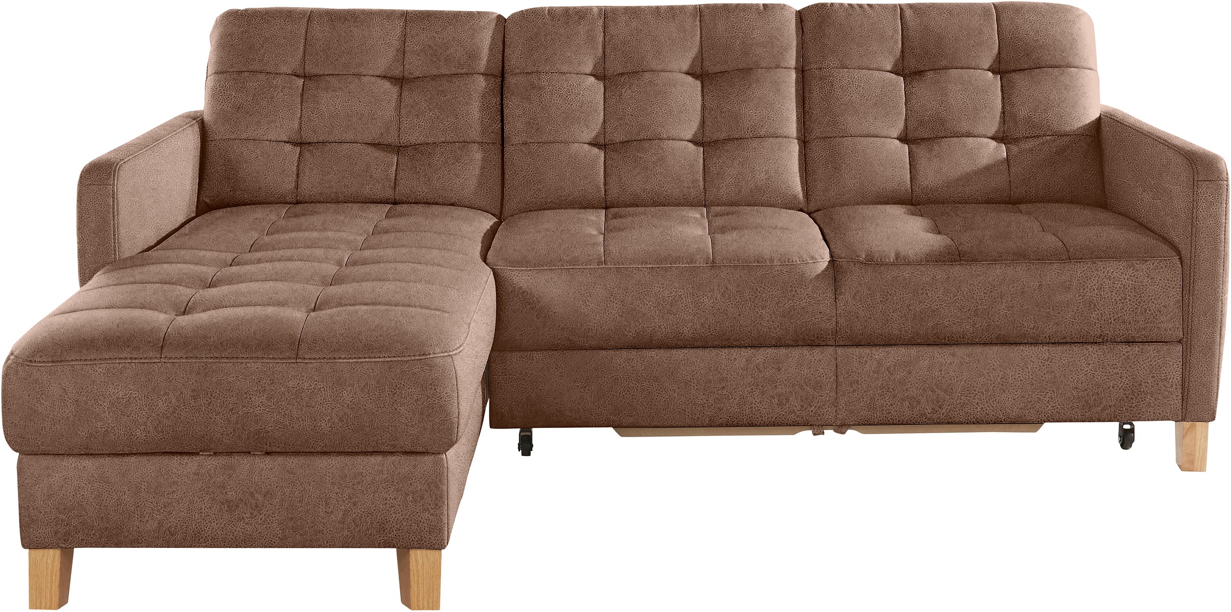 exxpo - sofa fashion Ecksofa "Elio, kompakt, bequem & zeitloses Design, Bre günstig online kaufen