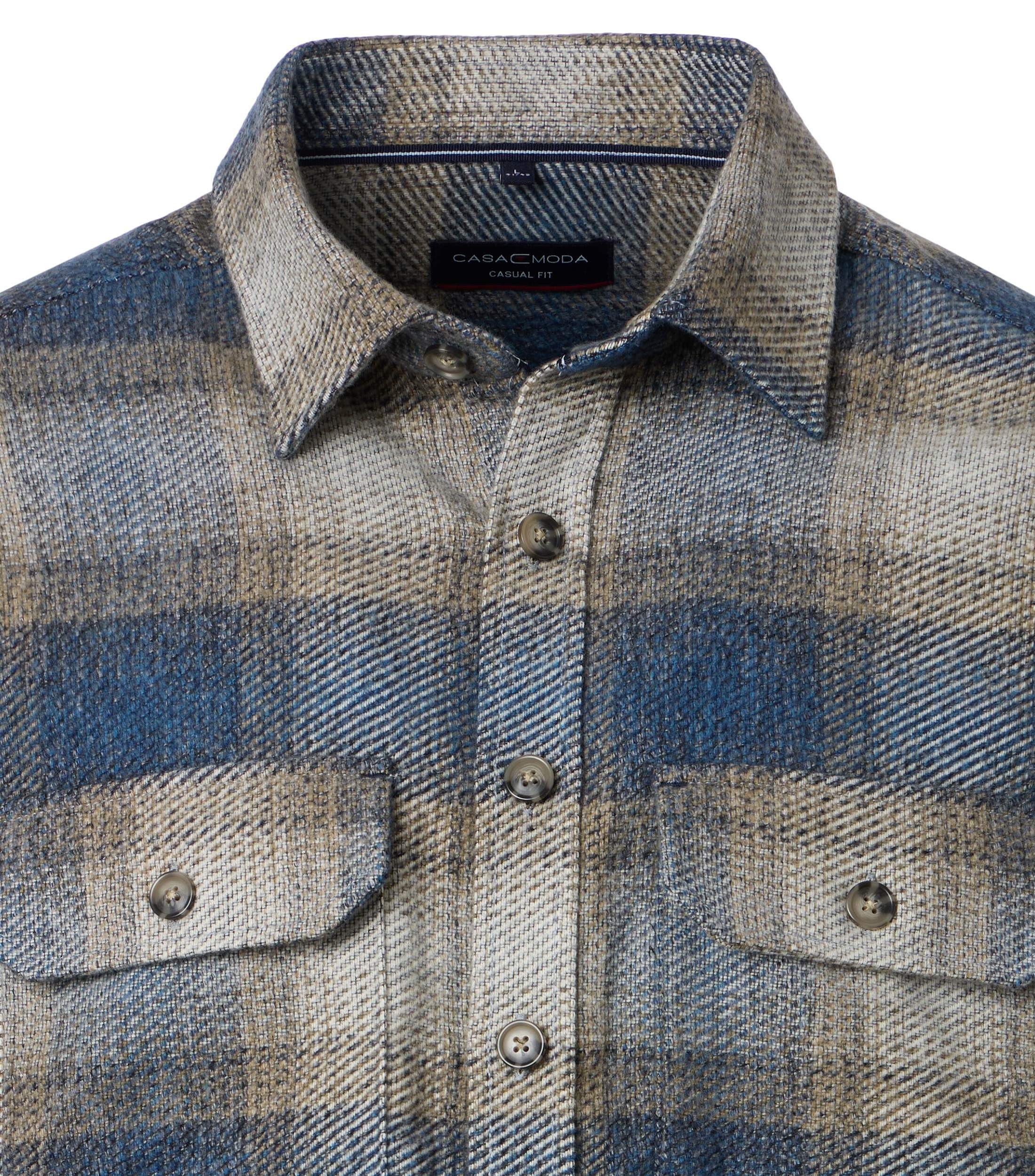 CASAMODA Langarmhemd »CASAMODA Hemdjacke uni«