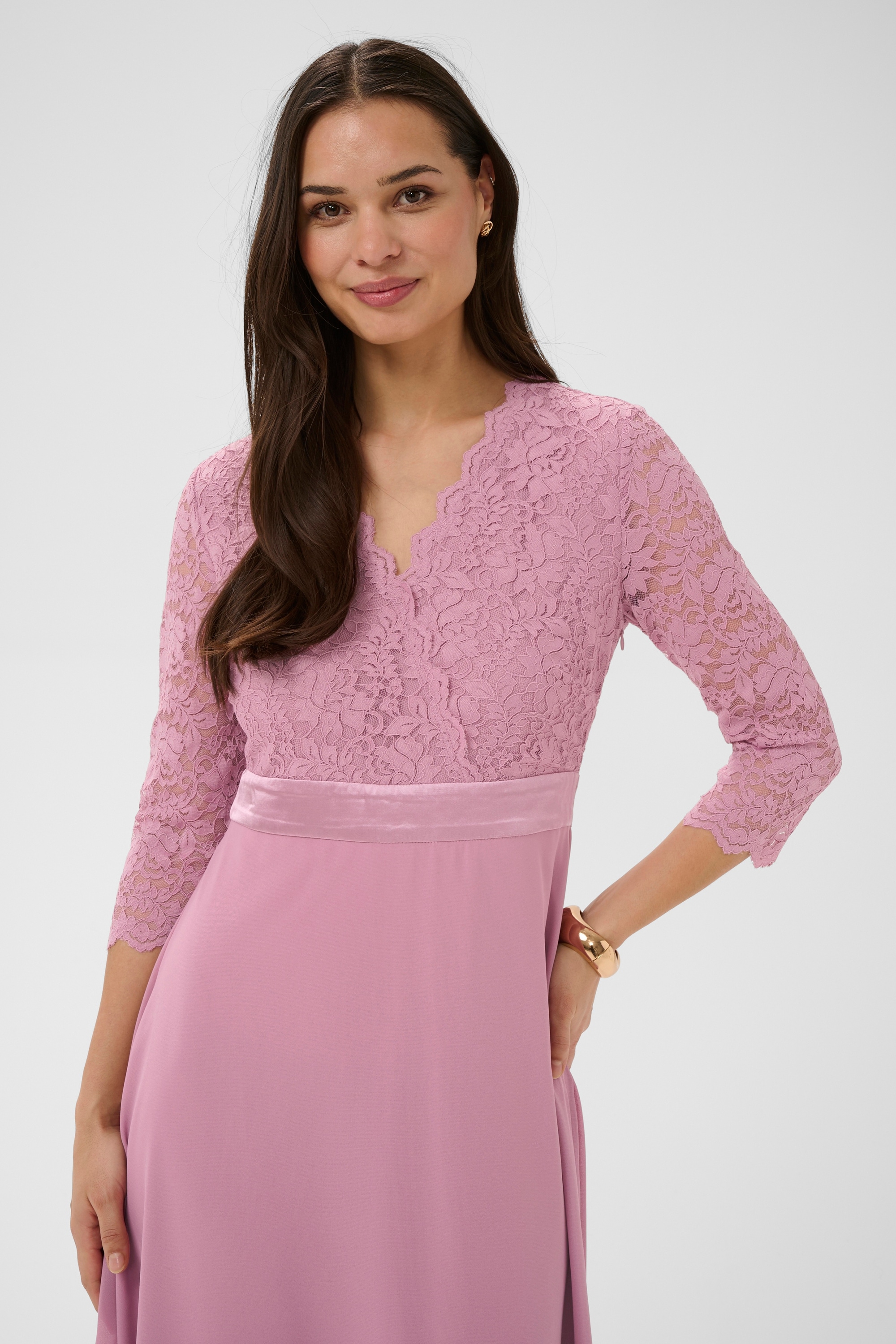 KAFFE Midikleid »Kleid KAlacy«