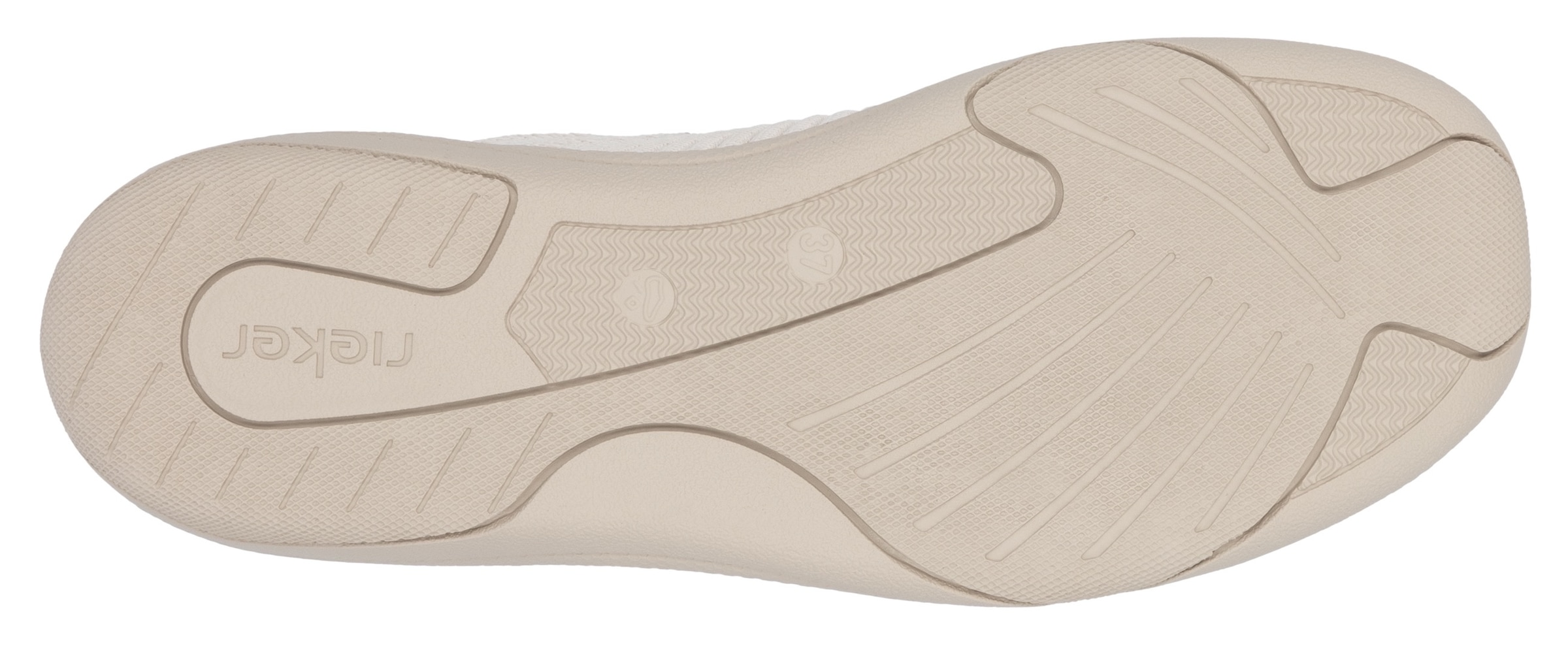 Rieker Sneaker, Barfußschuh, Schnürschuh, Halbschuh mit Schaftrandpolsterung