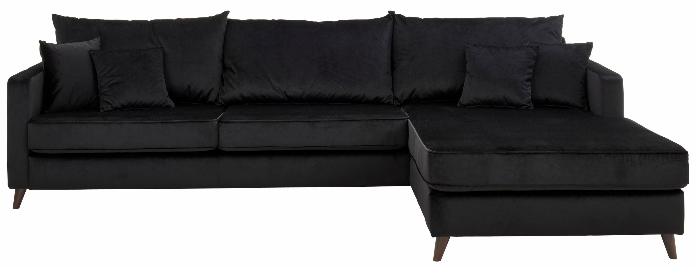 Home affaire Ecksofa »Renesse L-Form«, lose Kissen, Keder an Sitzkissen