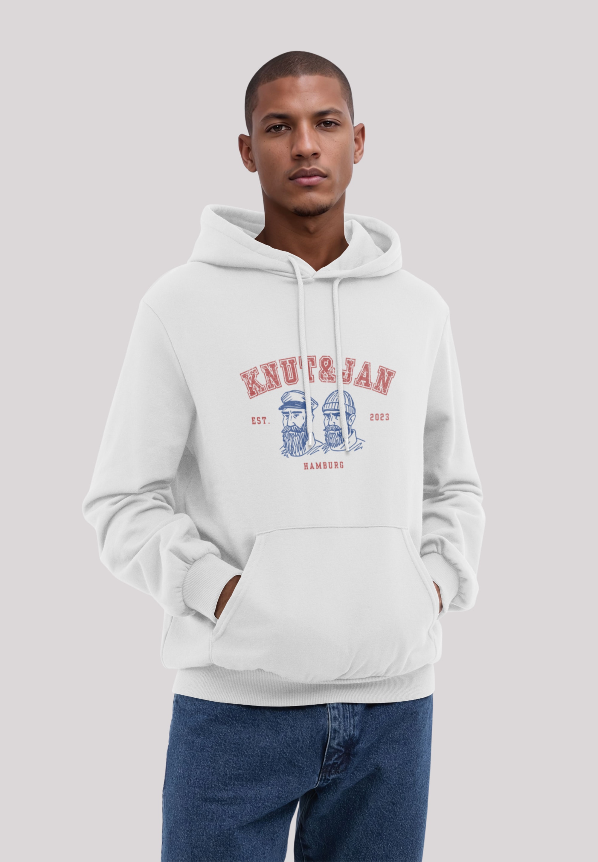 F4NT4STIC Kapuzenpullover "Knut & Jan Hamburg Vintage Seemänner", Premium Q günstig online kaufen