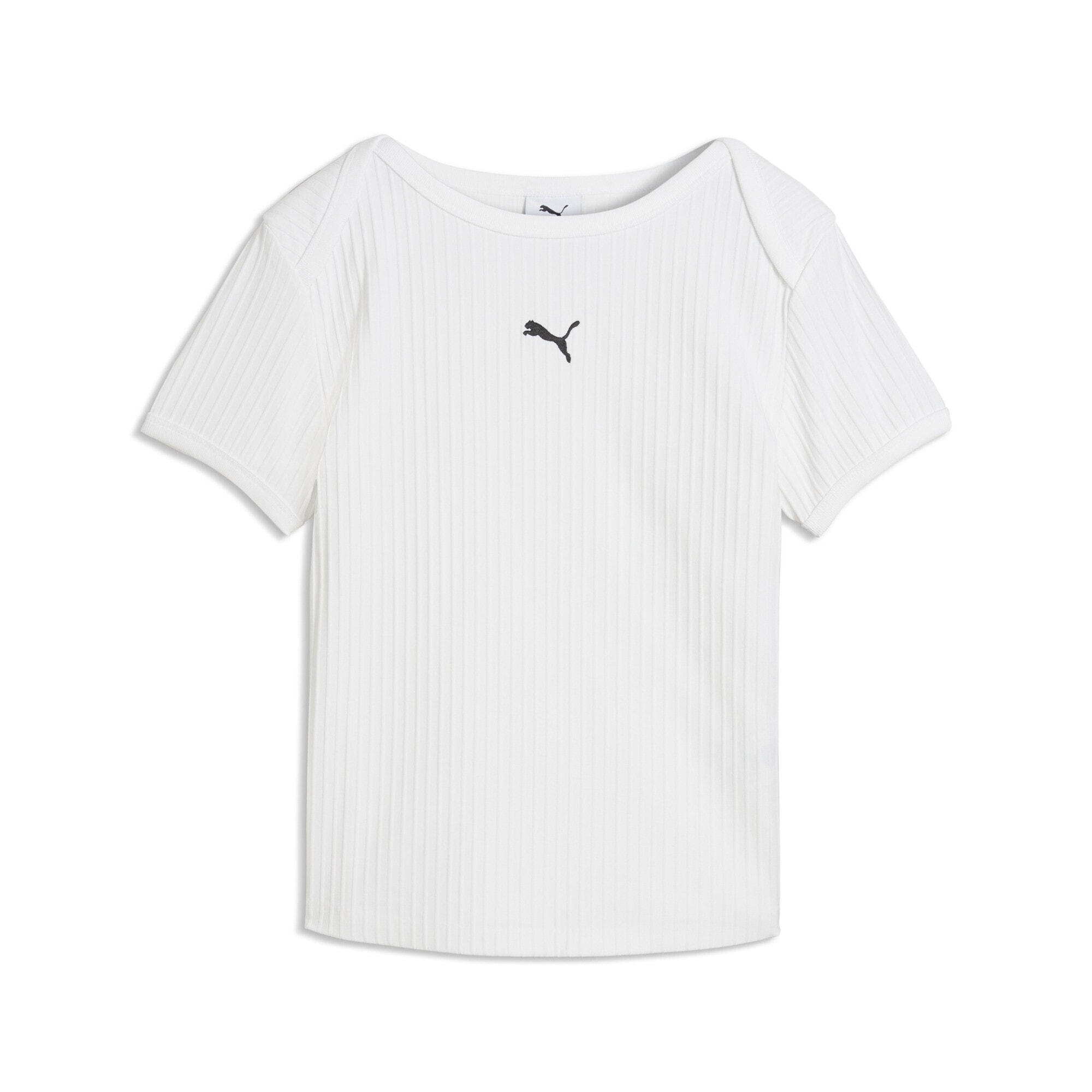 PUMA T-Shirt "Essentials Ribbed Slim T-Shirt Damen"