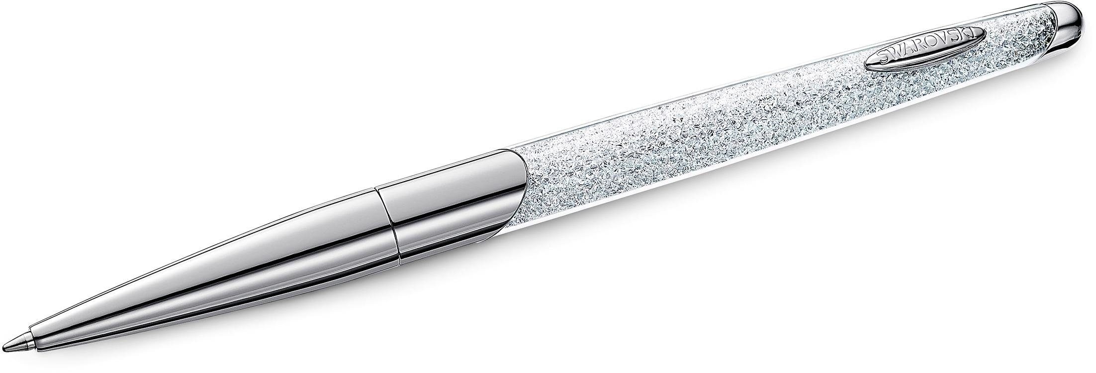 Swarovski Kugelschreiber »Crystalline BAUR verchromt, mit Swarovski® 5534324«, Kristallen Nova, weiß, 