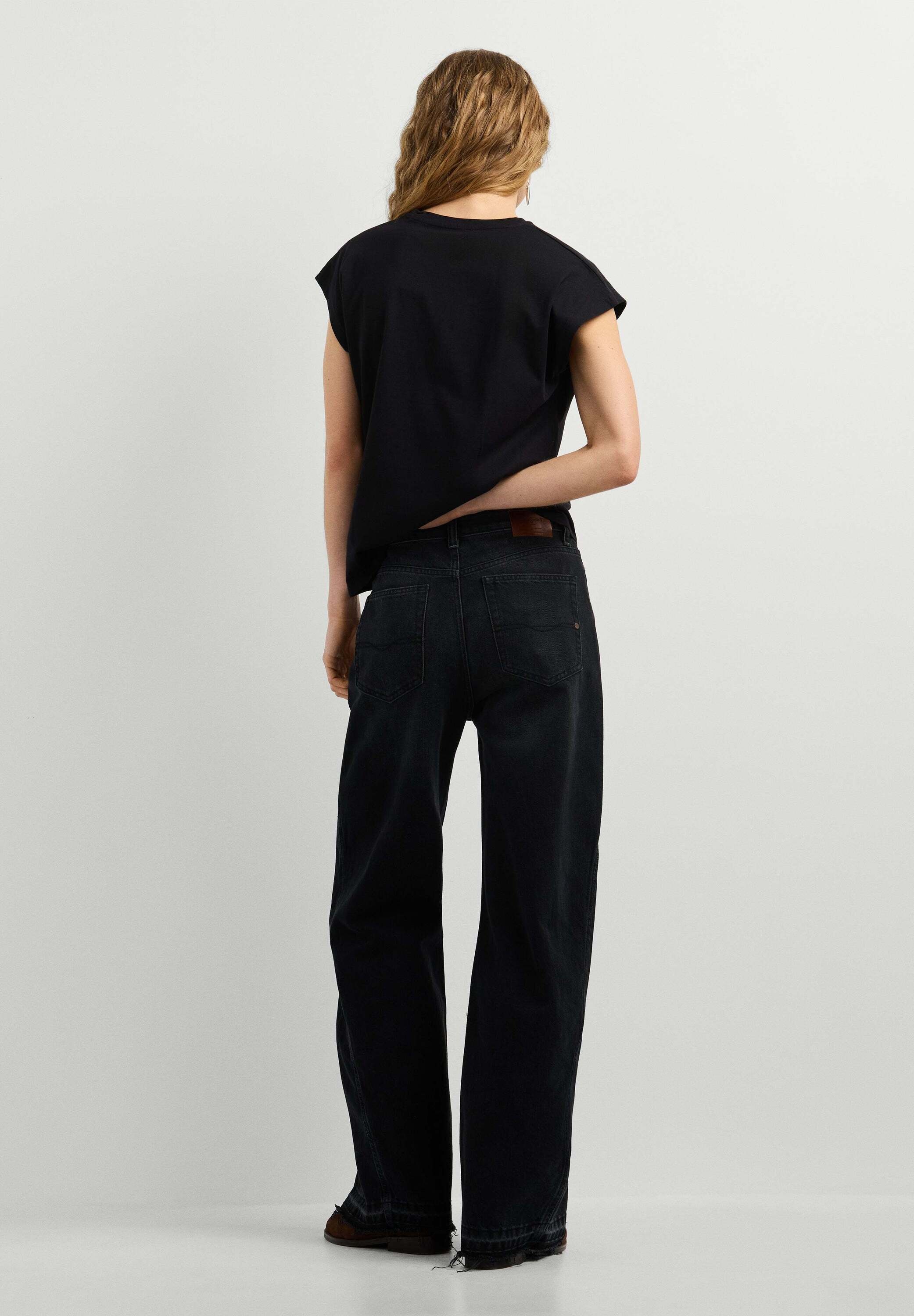 Pepe Jeans Slim-fit-Jeans »flare fit jeans BELLE HW FLARE BLACK«