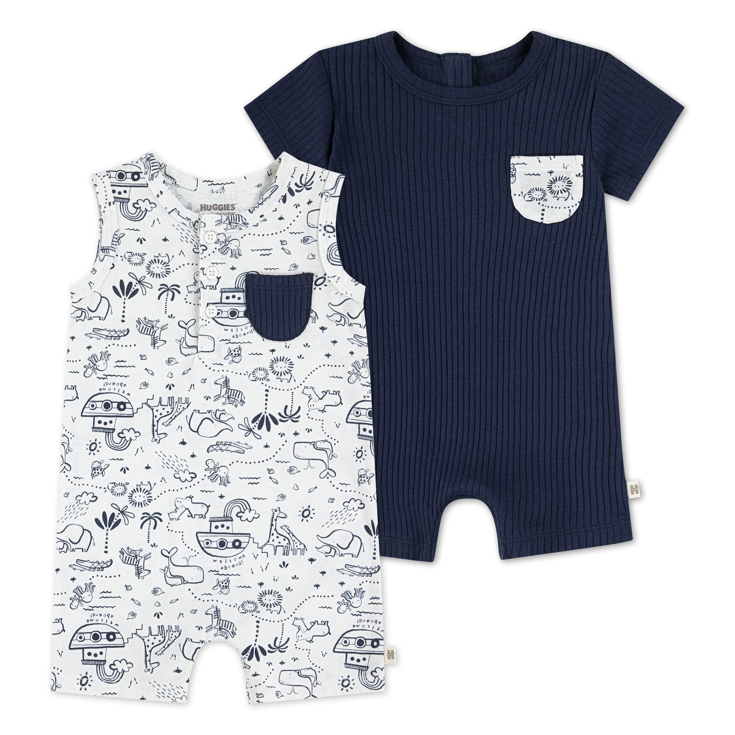 HUGGIES babywear Starterpaket, mit Dinosaurier Print