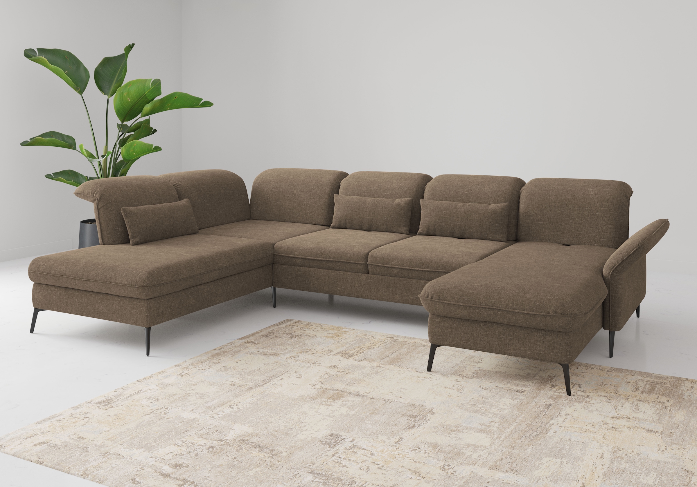 sit&more Wohnlandschaft "Emely, inkl. Sitztiefenverstellung" günstig online kaufen