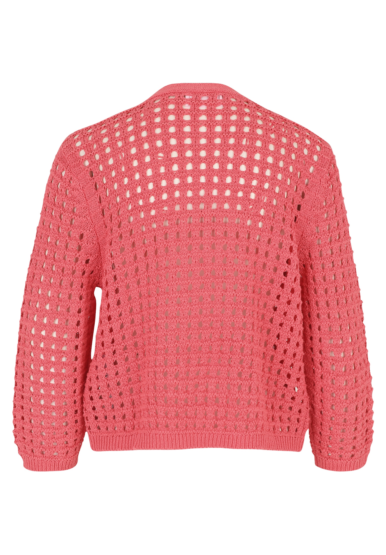 Betty Barclay Strickjacke »Betty Barclay Casual-Strickjacke mit Effektgarn«, Häkelstich