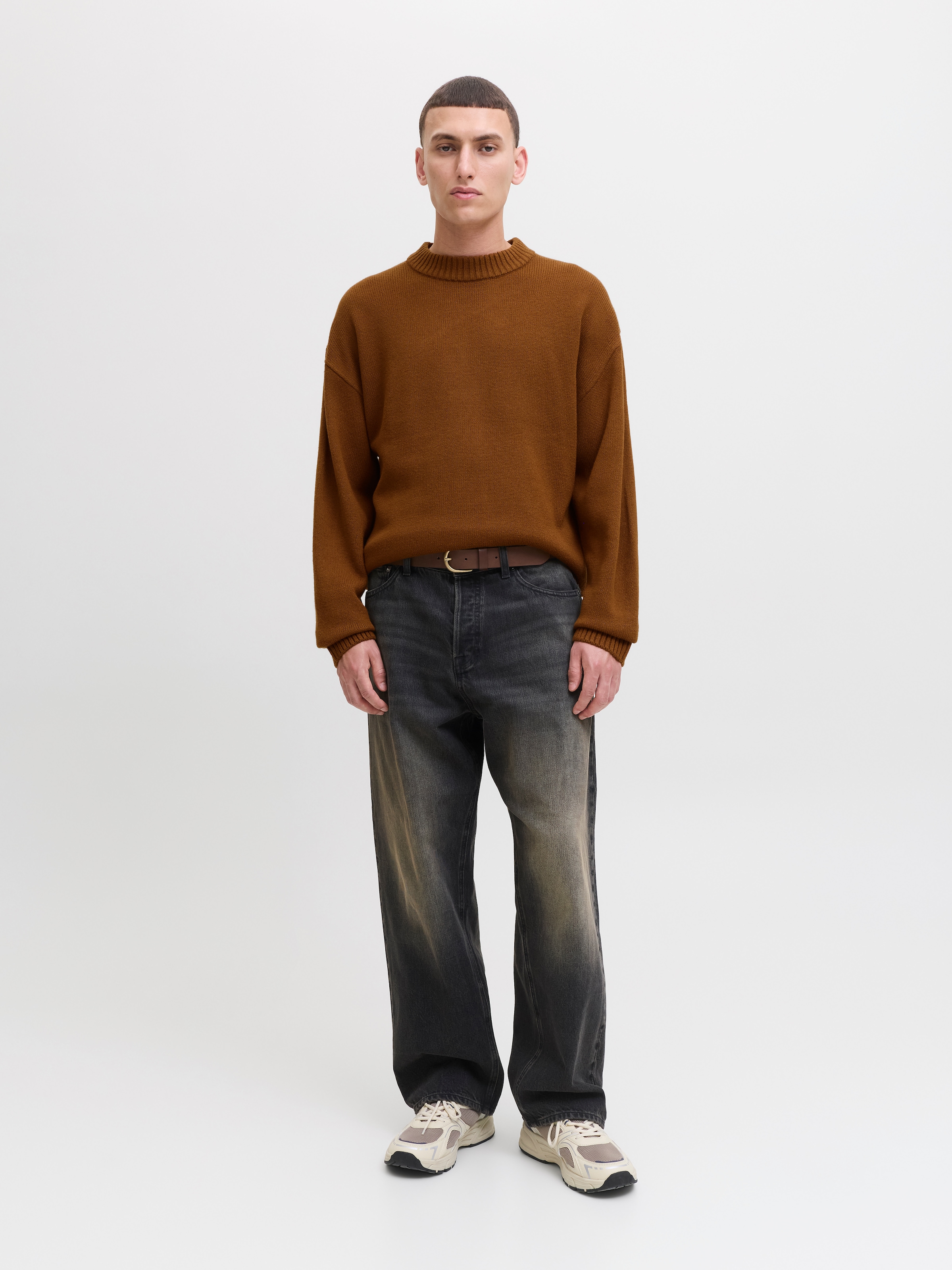 Jack & Jones Strickpullover »JJEURBAN JACK KNIT CREW NECK SN«
