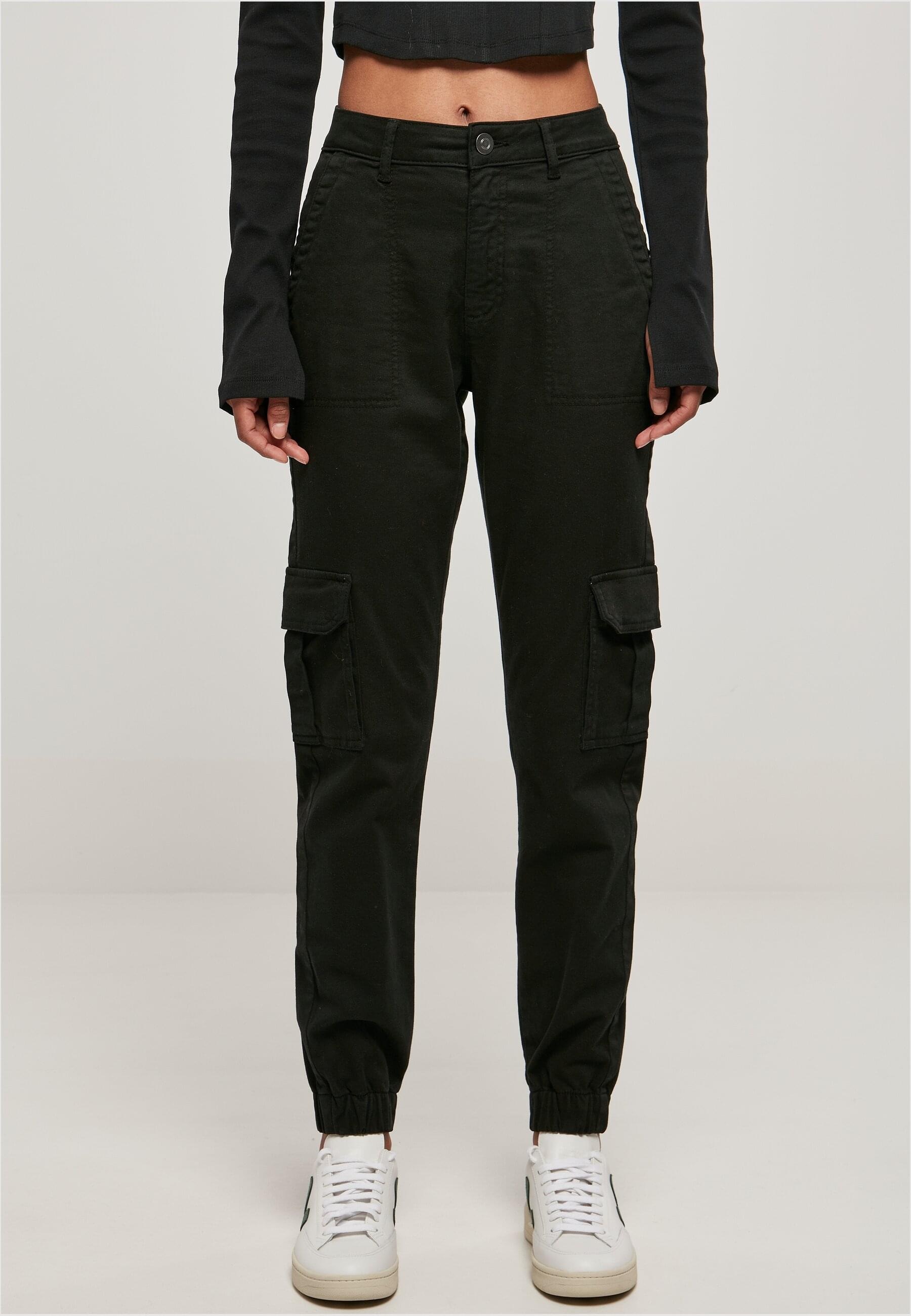 URBAN CLASSICS Cargohose »Urban Classics Damen Ladies Cotton Twill Utility Pants«, (1 tlg.)