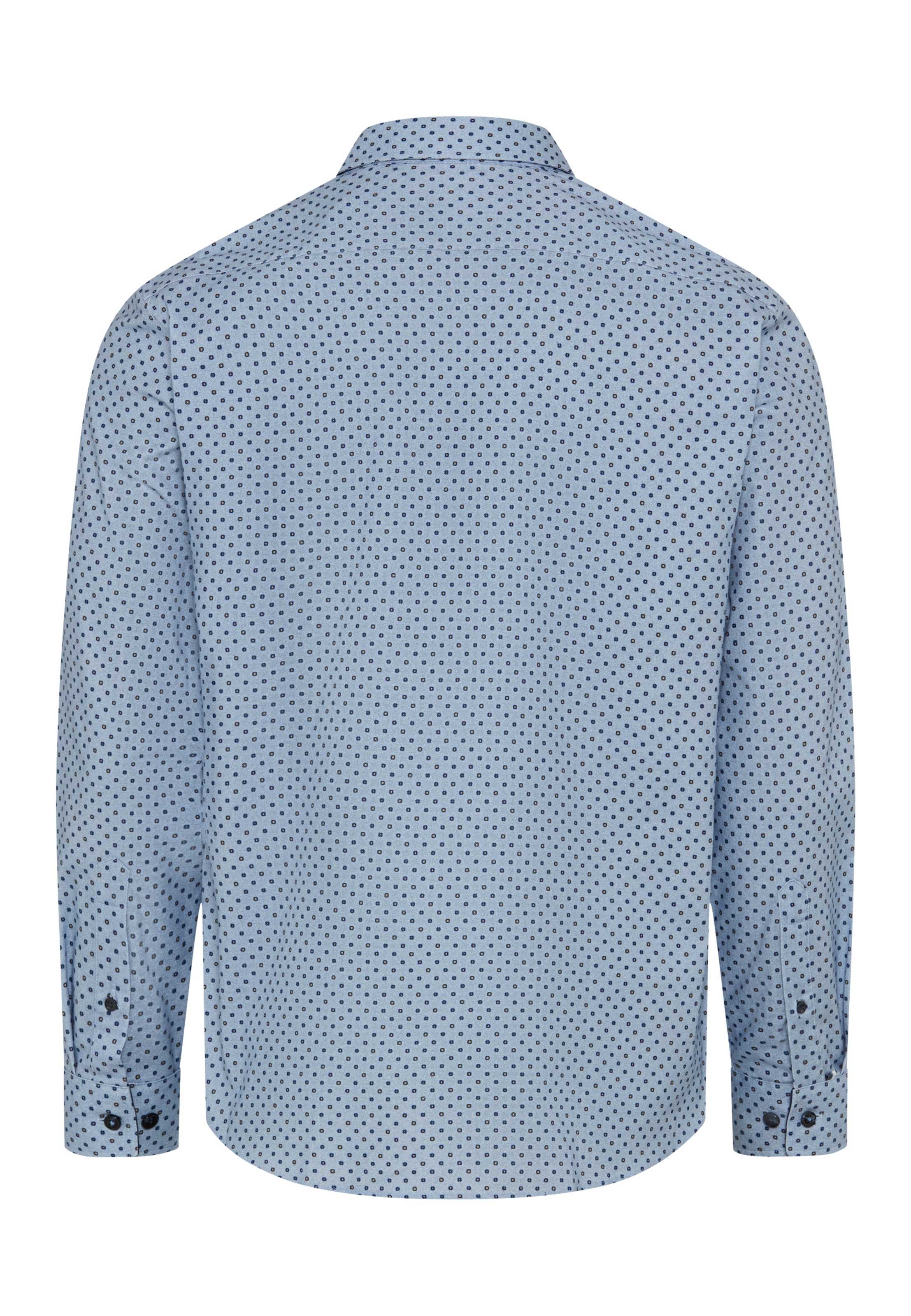 Brax Businesshemd »Style DANIEL« Print: Flanellhemd aus reiner Baumwolle