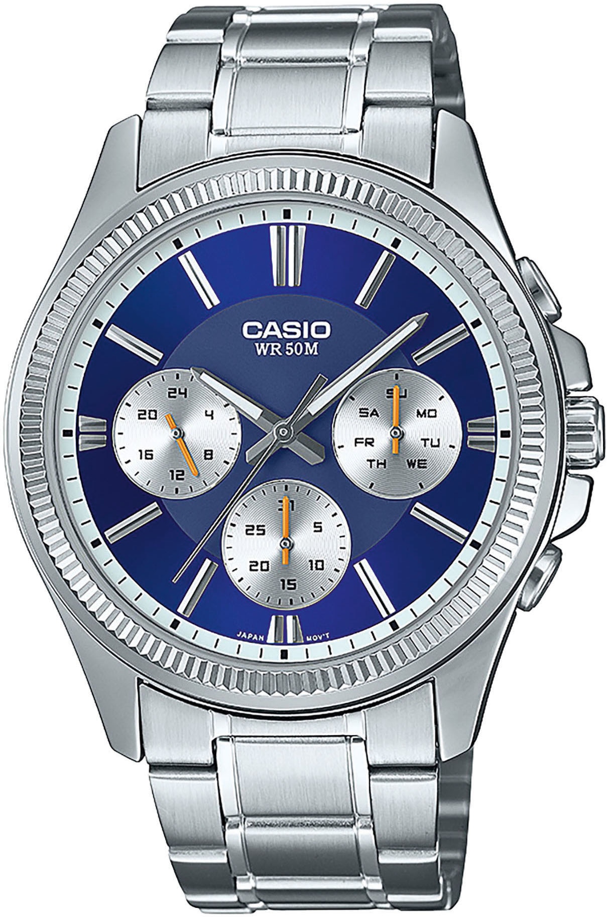CASIO TIMELESS COLLECTION Quarzuhr Armbanduhr Herrenuhr Edelstah...