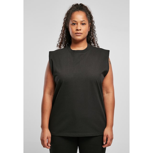 Black Friday URBAN CLASSICS T-Shirt »Damen Ladies Organic Heavy Padded  Shoulder Tank Top«, (1 tlg.) | BAUR