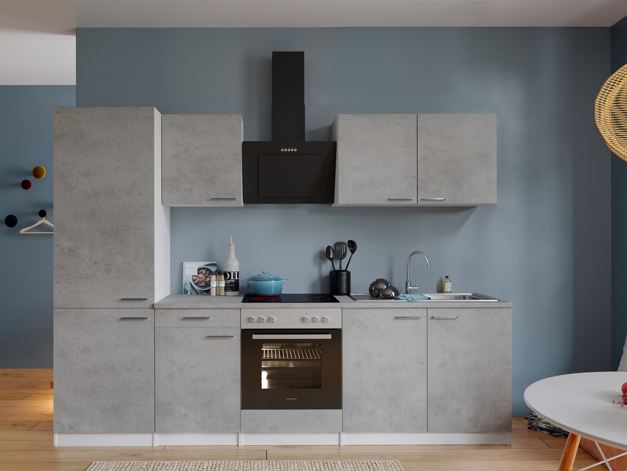 MESANA Küchenzeile "Malia", Breite 270 cm, 85 cm Arbeitshöhe, in exklusiver günstig online kaufen