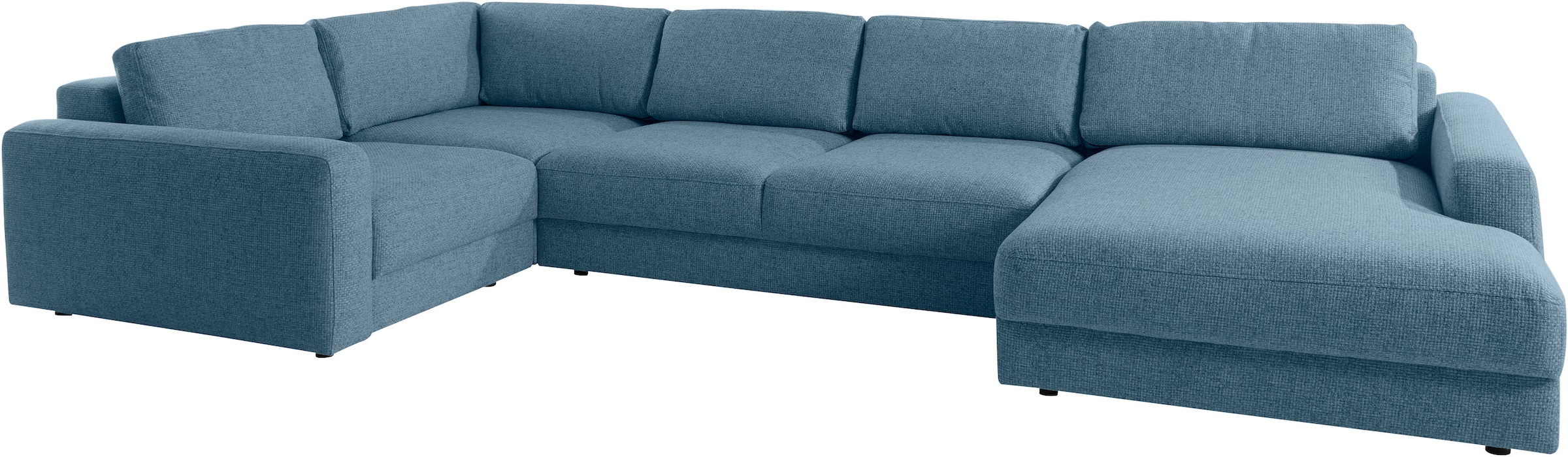 Places of Style Wohnlandschaft »Bloomfield, U-Form«, mit extra tiefer Sitzfläche, wahlweise mit Sitztiefenverstellung