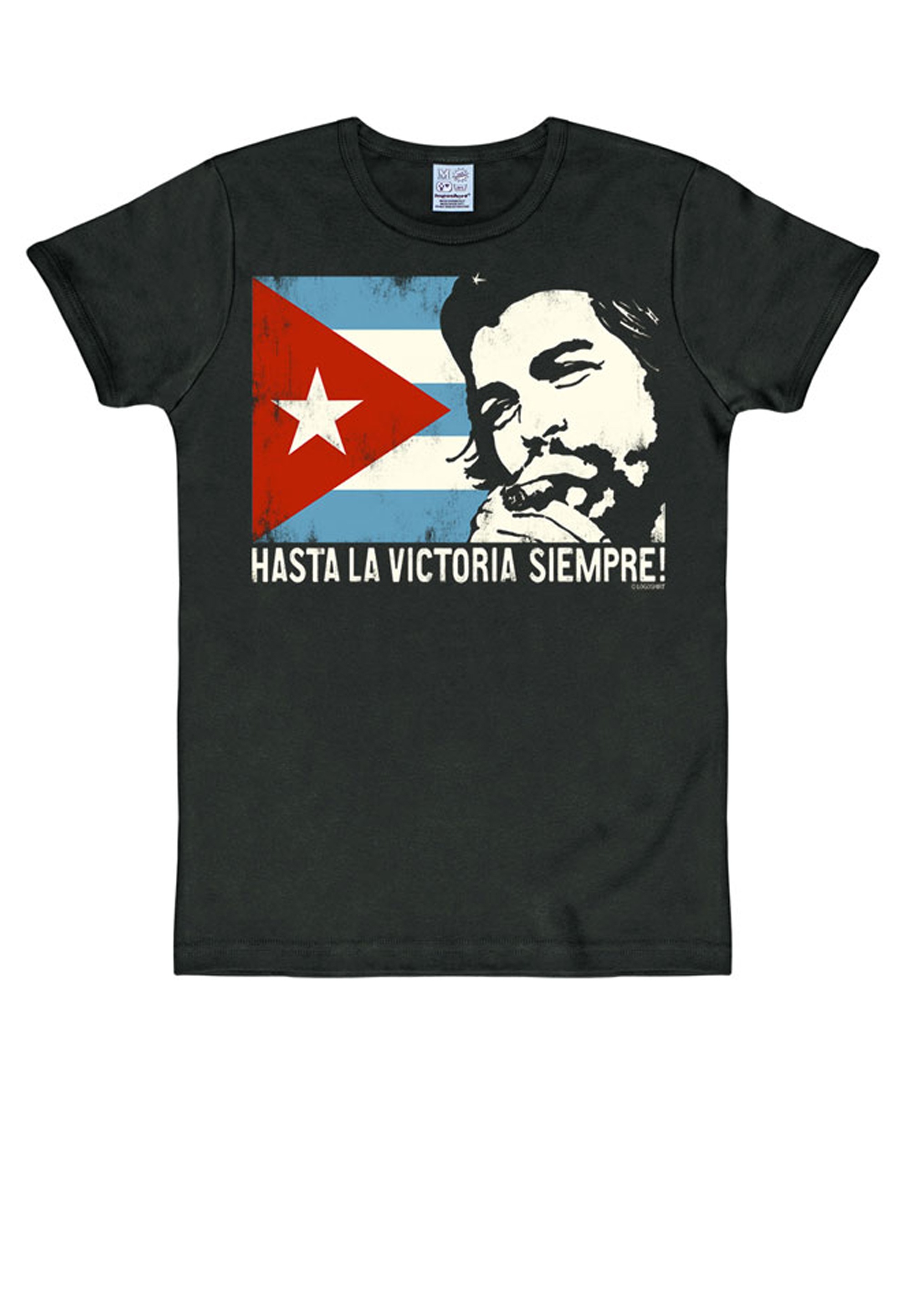 LOGOSHIRT T-Shirt »Che Guevara - Cuban Flag«, mit modischem Vintage-Print