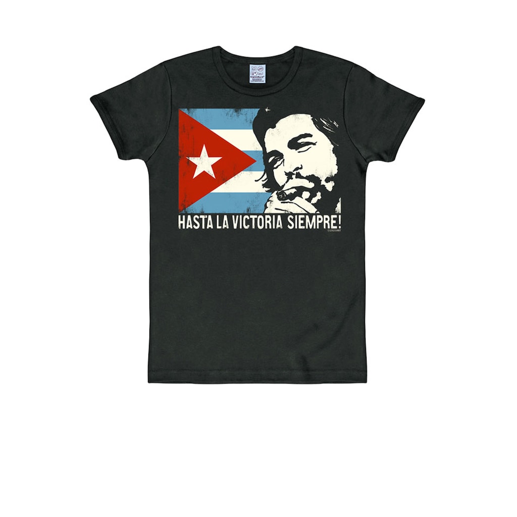 LOGOSHIRT T-Shirt »Che Guevara - Cuban Flag«, mit modischem Vintage-Print