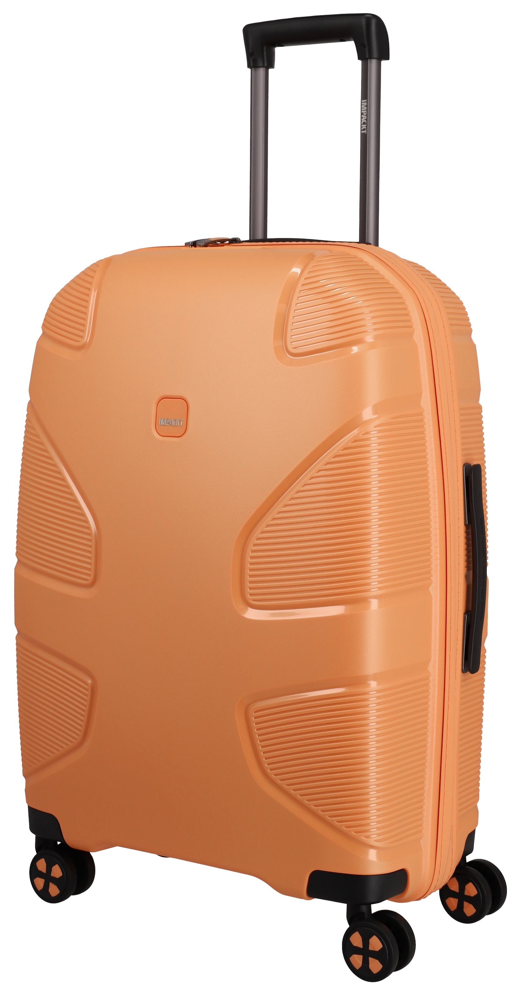 IMPACKT Hartschalen-Trolley »IP1, verschiedene Größen und Farben«, 4 Rollen, Hartschalen-Koffer vegan Koffer Reisegepäck USB-Port TSA Zahlenschloss