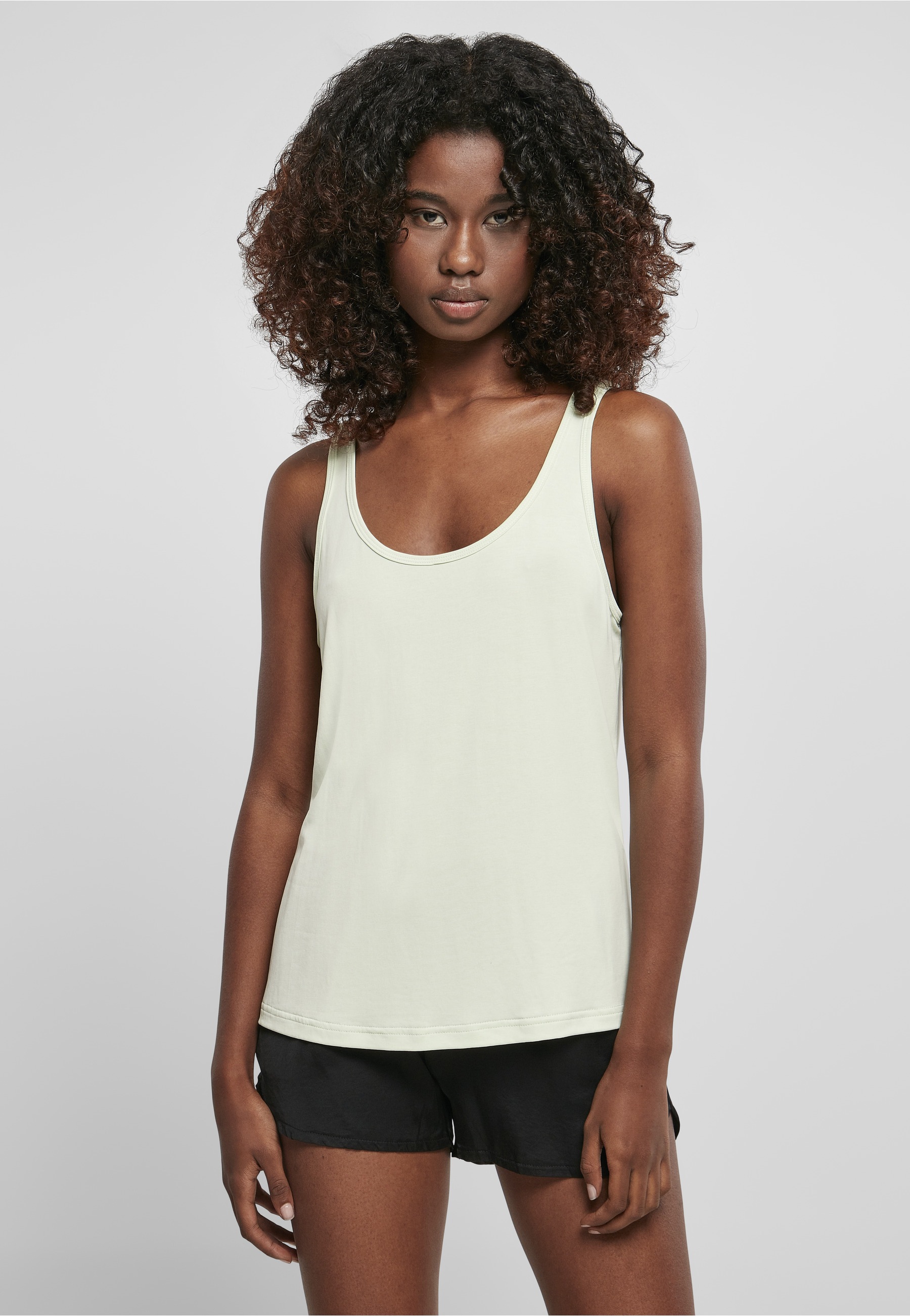 URBAN CLASSICS Tanktop »Urban Classics Damen Ladies Modal Loose Top« 1 Stk.
