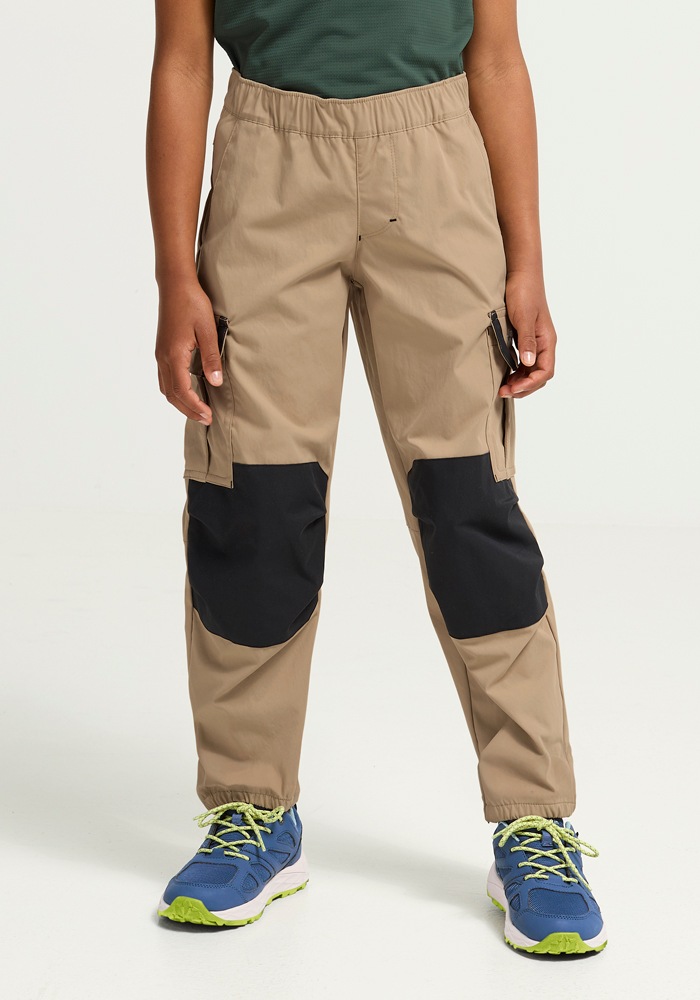 Jack Wolfskin Cargohose "CARGO PANTS K" für Kinder, mit reflektierenden Details, windabweisend, atmungsaktiv