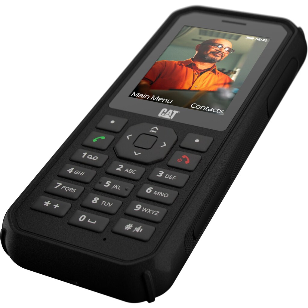 CAT Handy »CAT B40, Dual-Sim«, black, 6,1 cm/2,4 Zoll, 2 MP Kamera