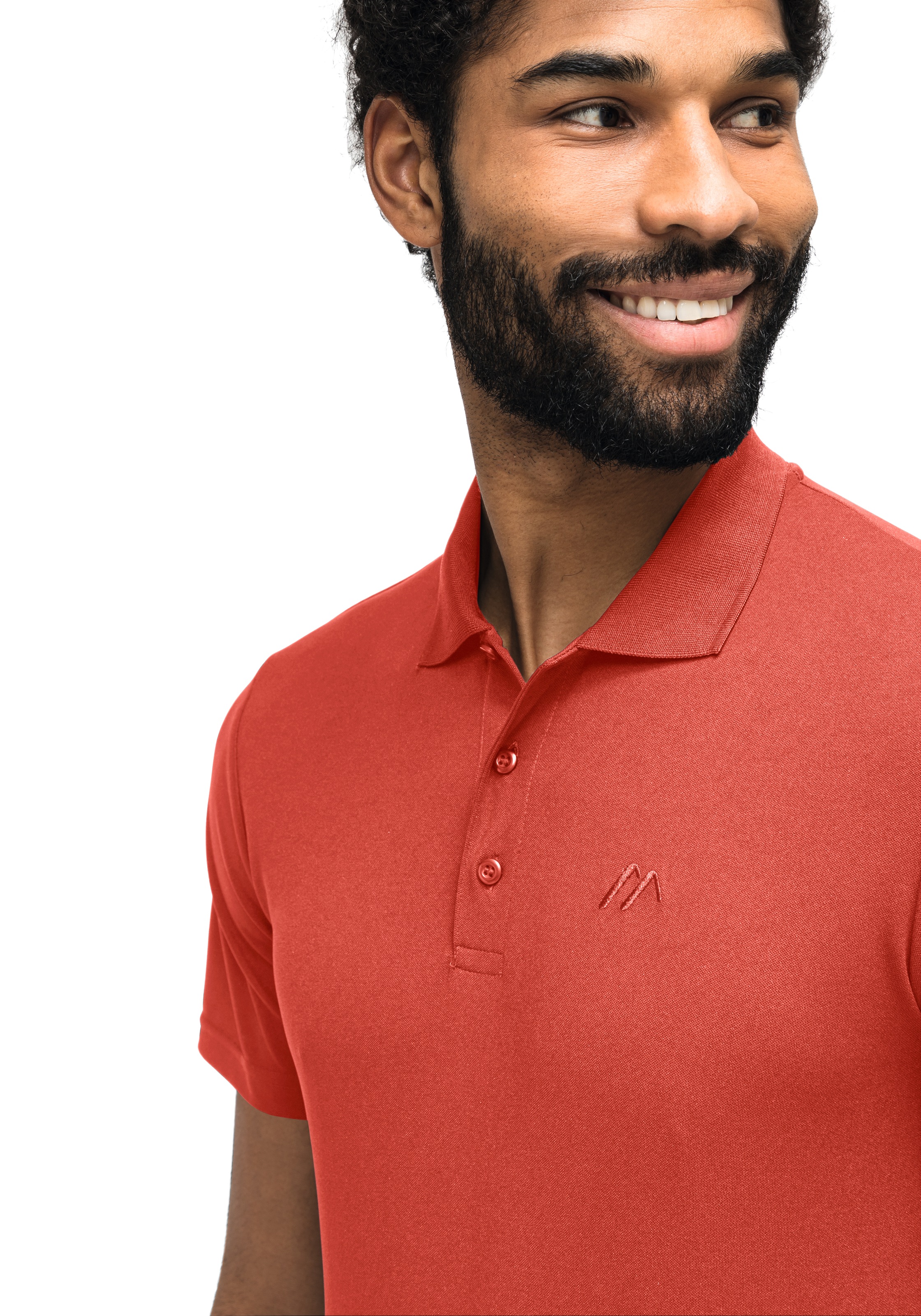 Maier Sports Funktionsshirt »Ulrich«, Herren Poloshirt, kurzarm Freizeit-Shirt mit Hemdkragen, Reg. Fit