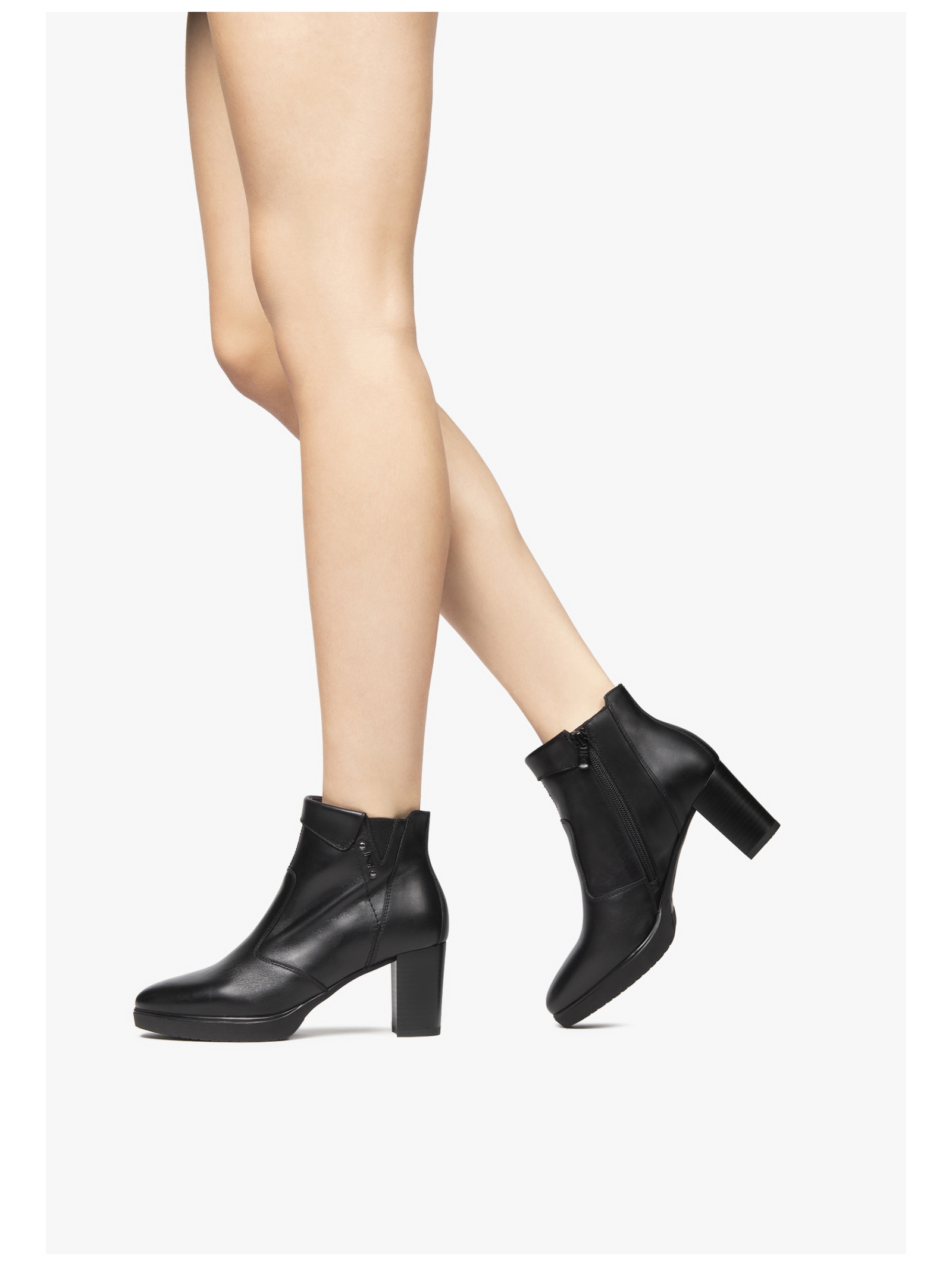 Nero Giardini High-Heel-Stiefelette »Nero Giardini Stiefelette Leder«
