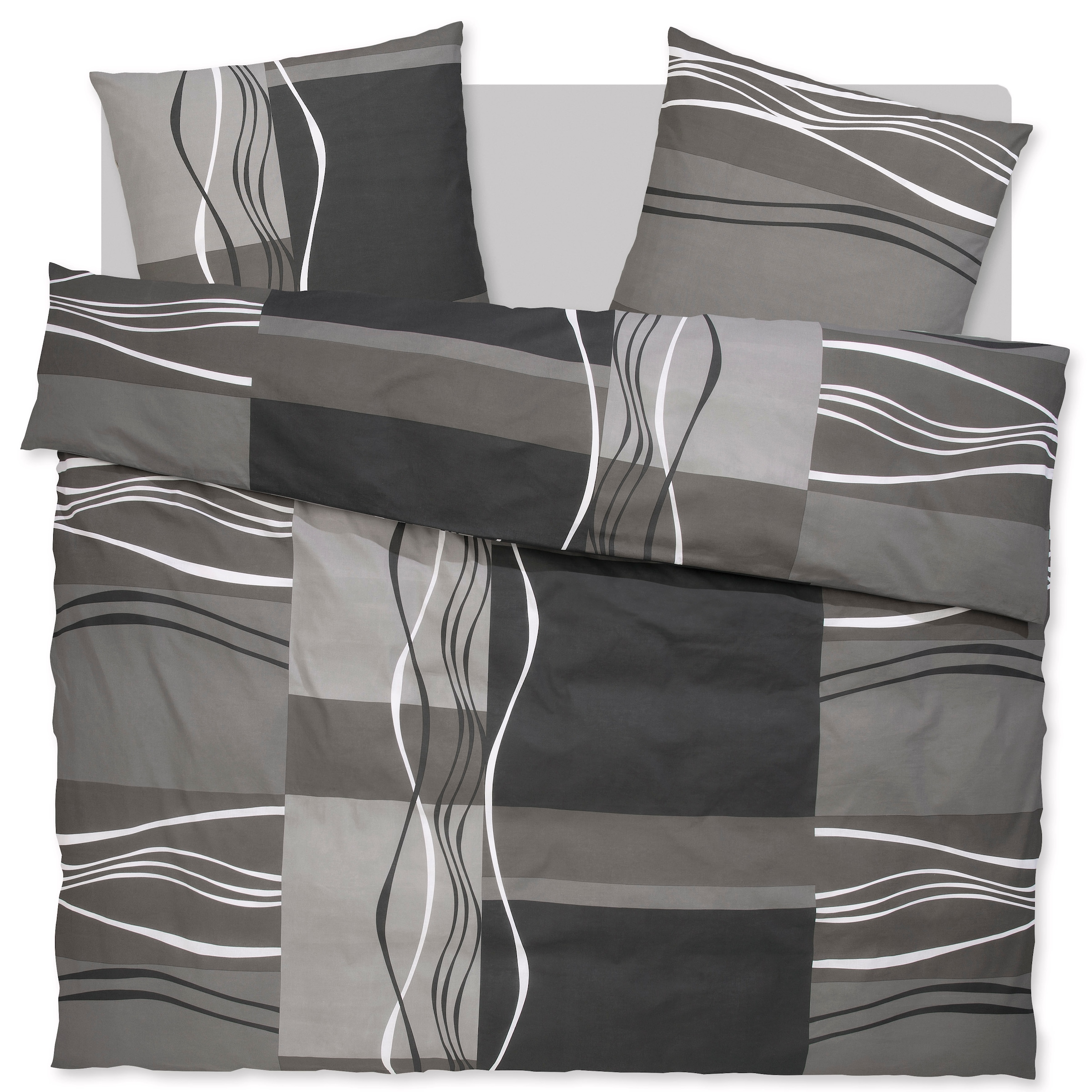 my home Bettwäsche "Kelian" 3 tlg. in verschiedenen Qualitäten, gemusterte günstig online kaufen
