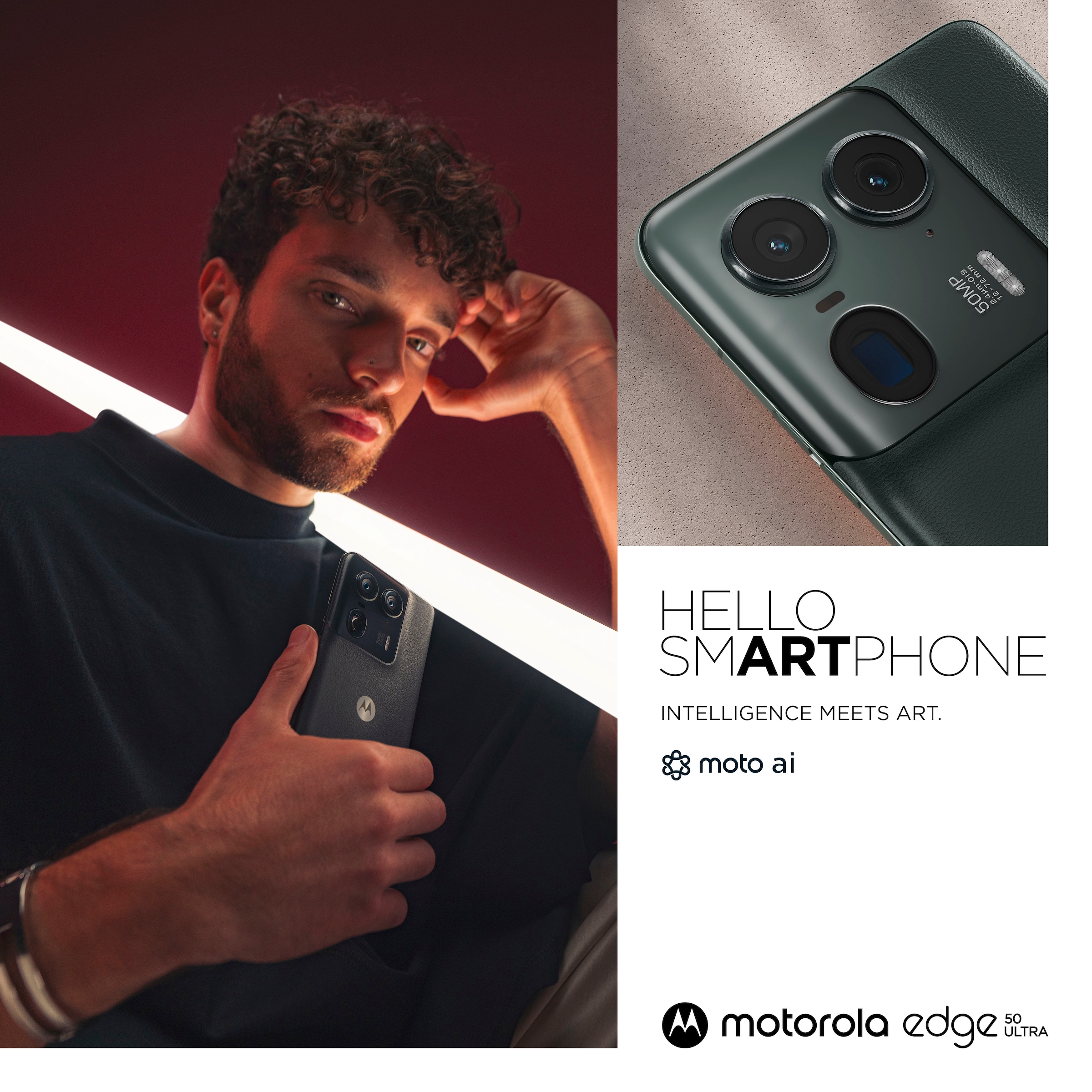 Motorola Smartphone »edge50 ultra« forest grey