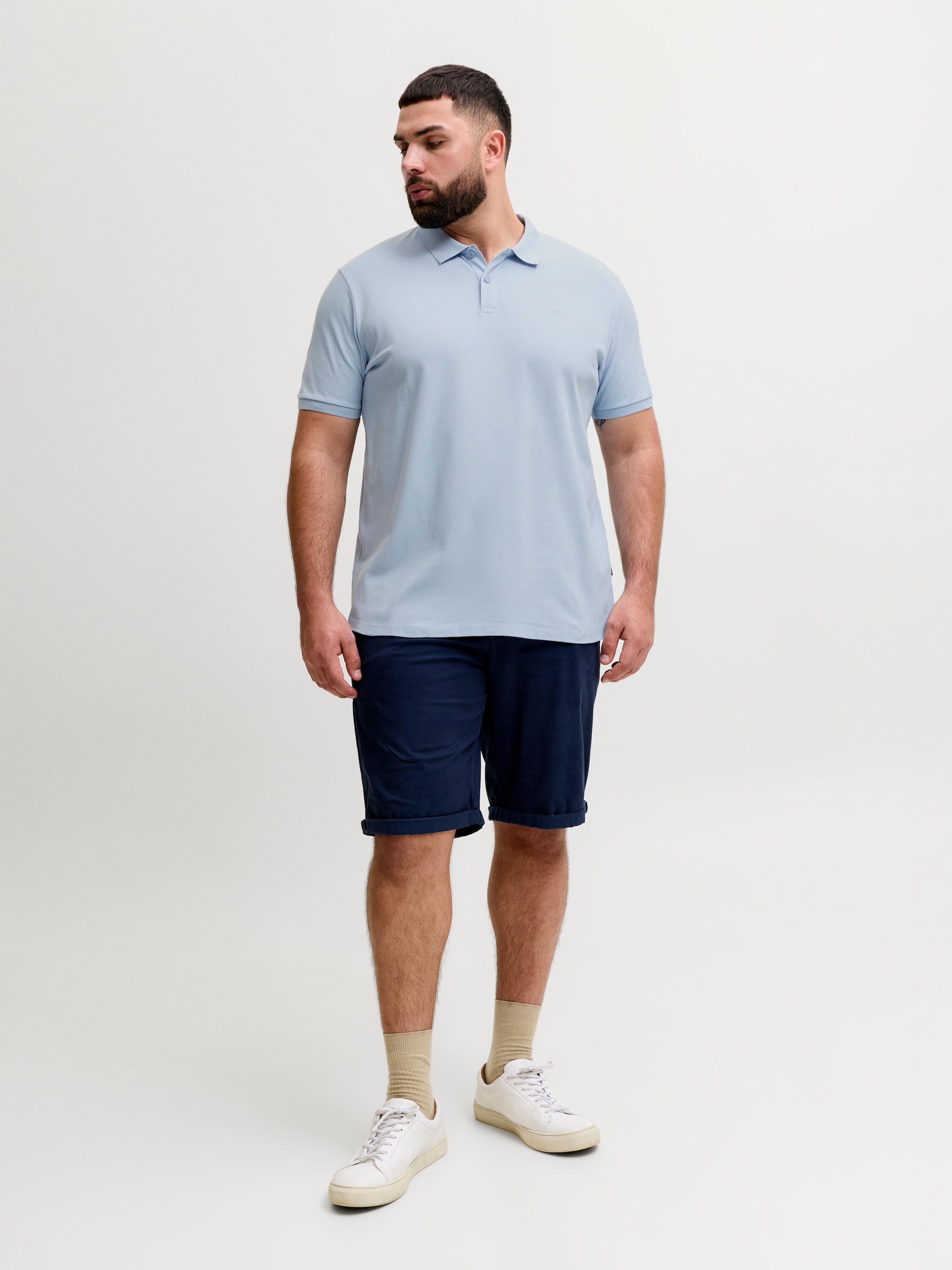 Jack & Jones PlusSize Poloshirt »JPRBLAWESTON SS POLO PLS« mit Stickerei