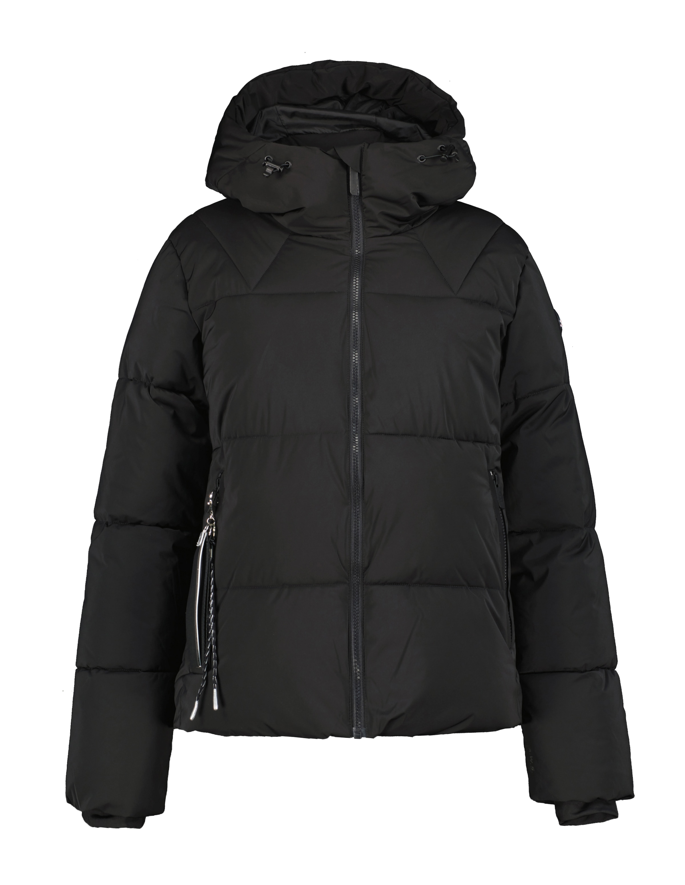 LUHTA Damen Steppjacke "EIRIKEN"basic schwarz, Gr. 40, Obermaterial: 97% Polyester, 3% Elasthan, Jacken